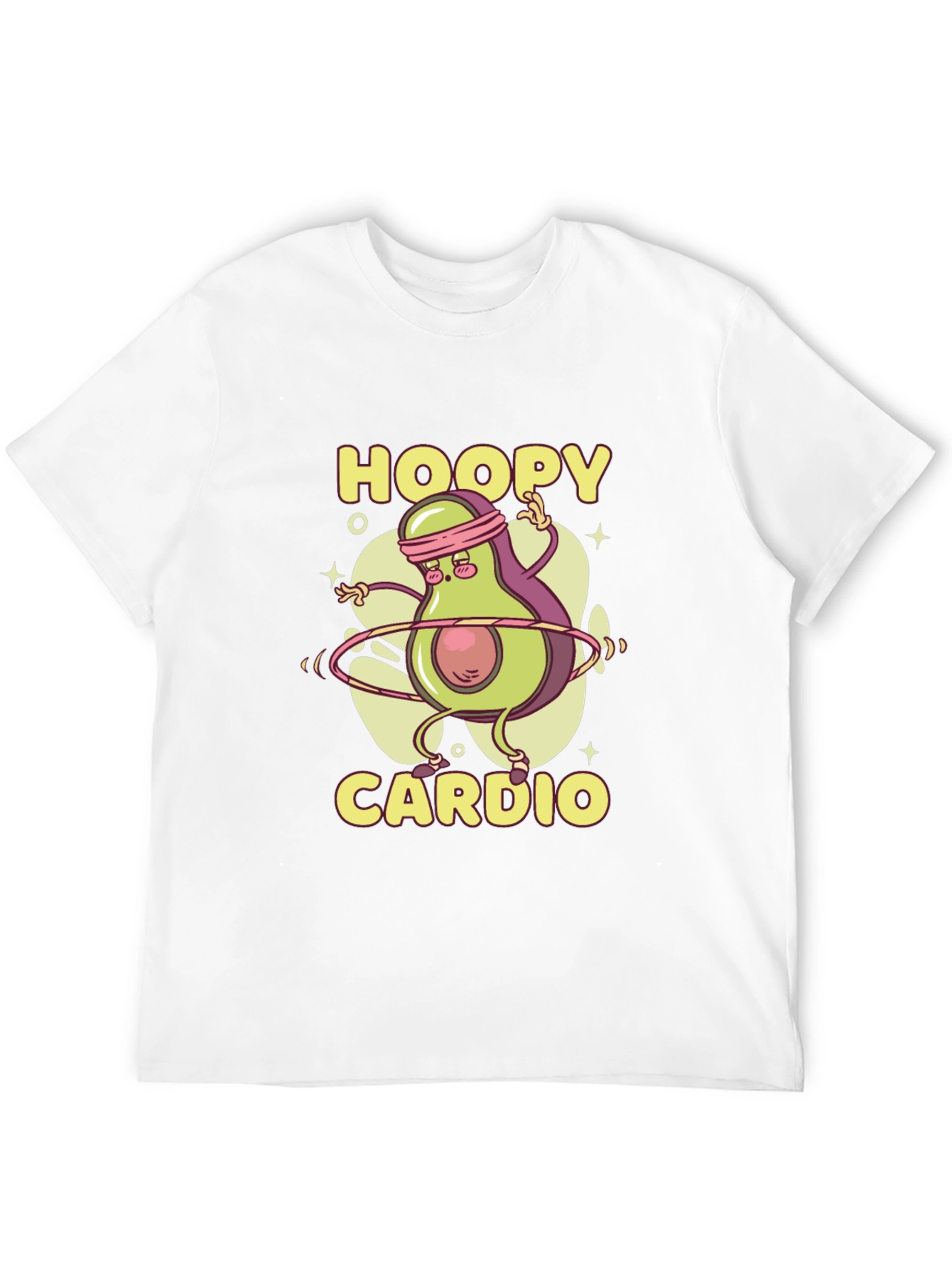 Hoopy Cardio Avocado Graphic T-Shirt