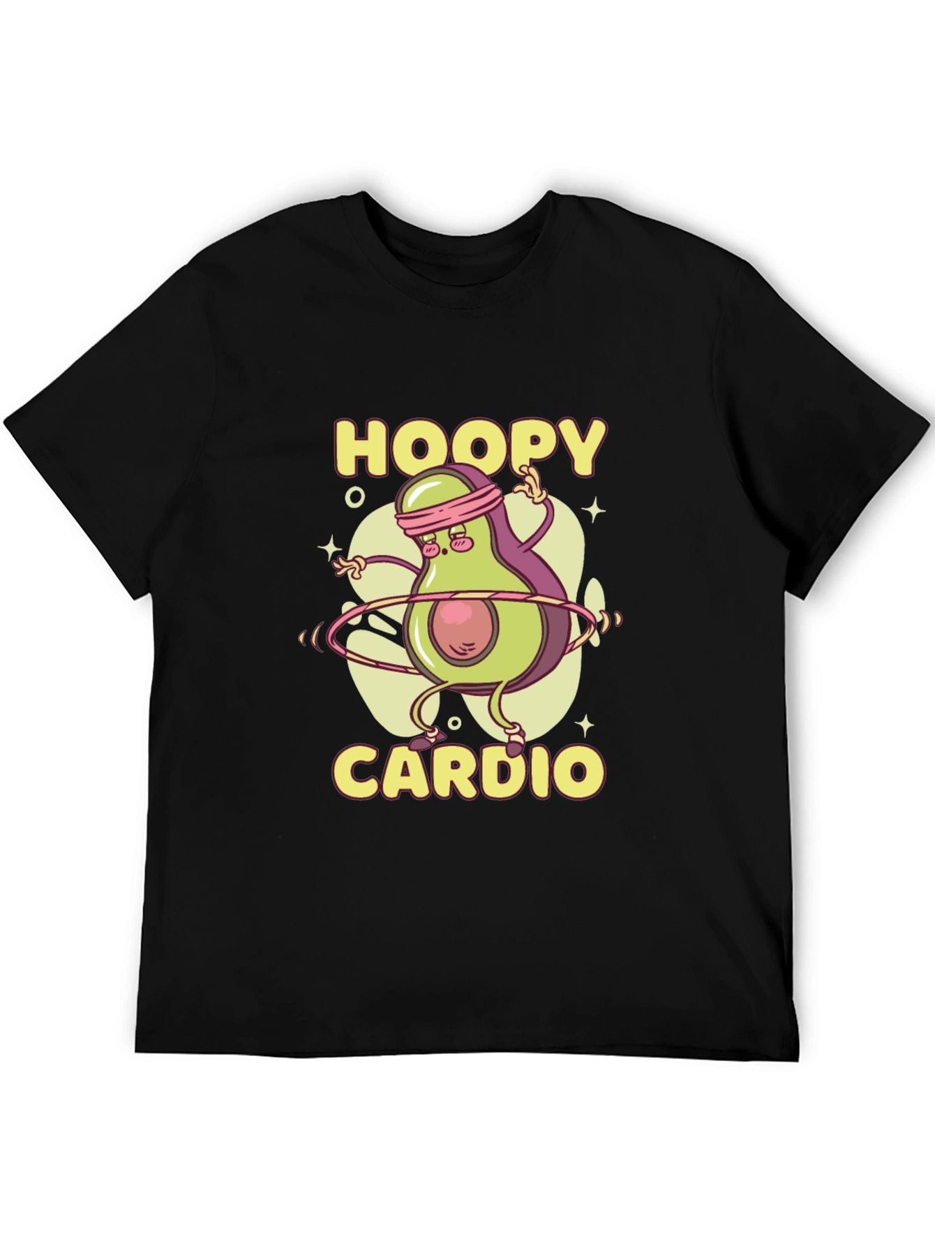 Hoopy Cardio Avocado Graphic T-Shirt