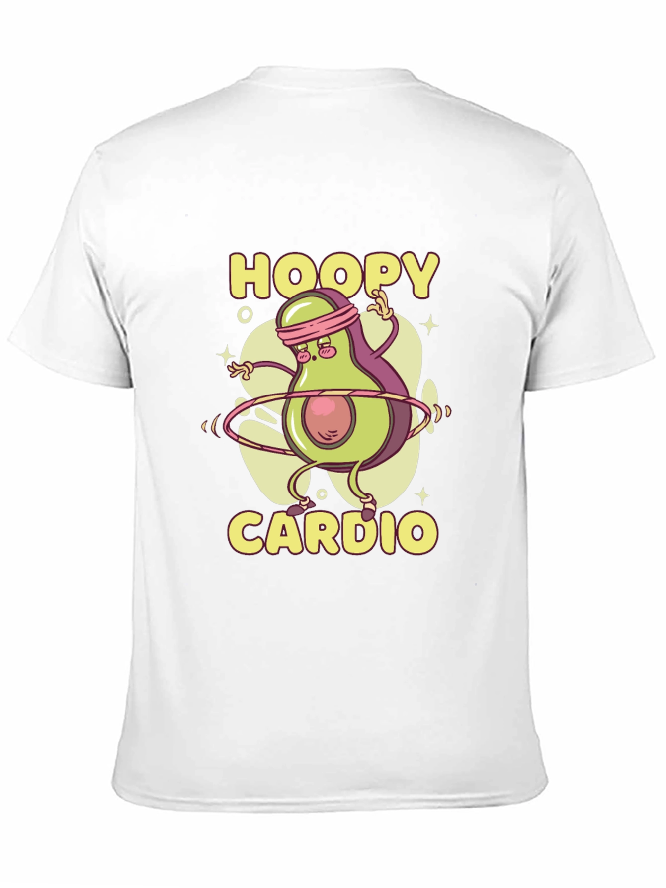 Hoopy Cardio Avocado Graphic T-Shirt