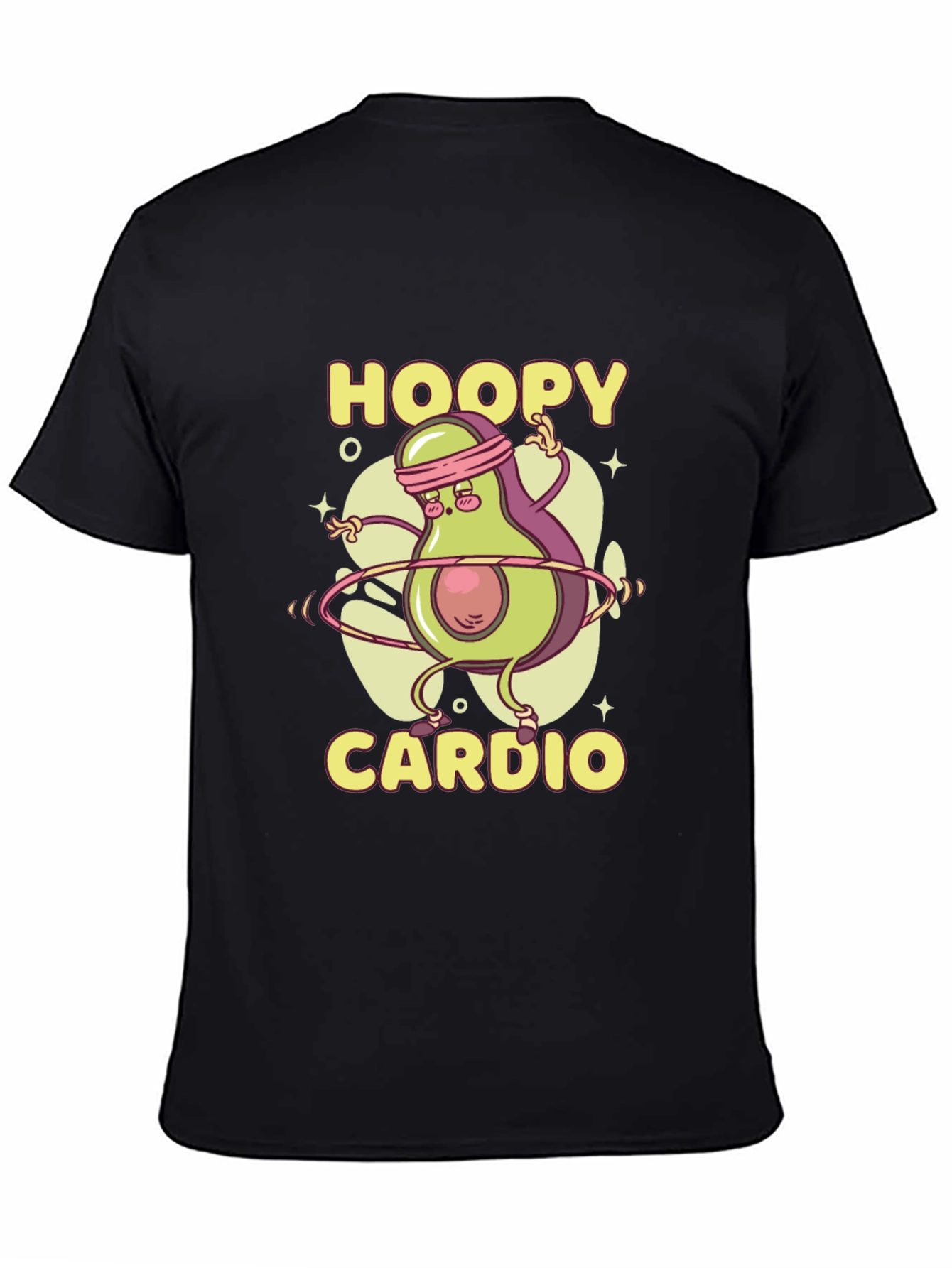 Hoopy Cardio Avocado Graphic T-Shirt