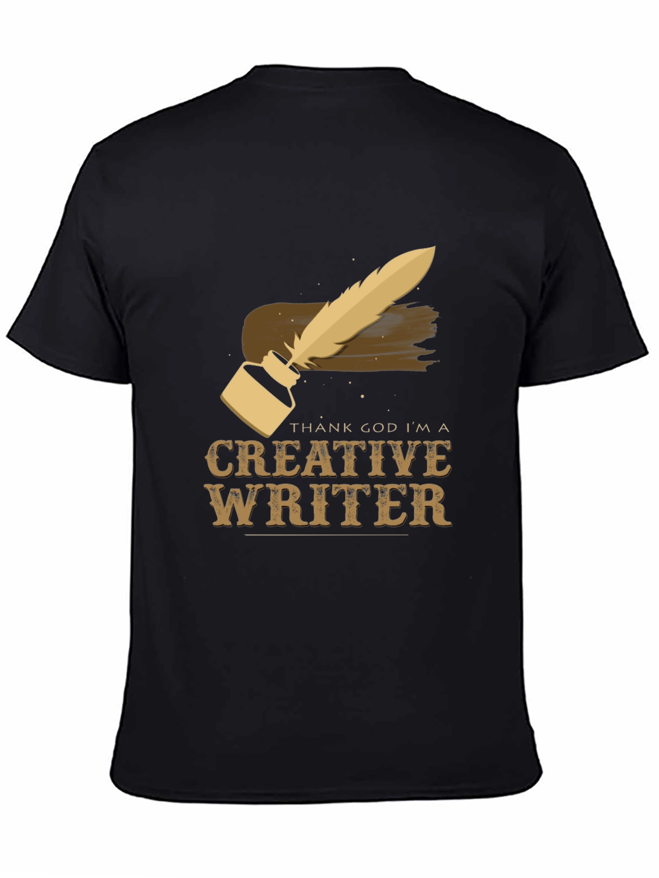 Creative Writer T-Shirt - Inkwell & Quill Design