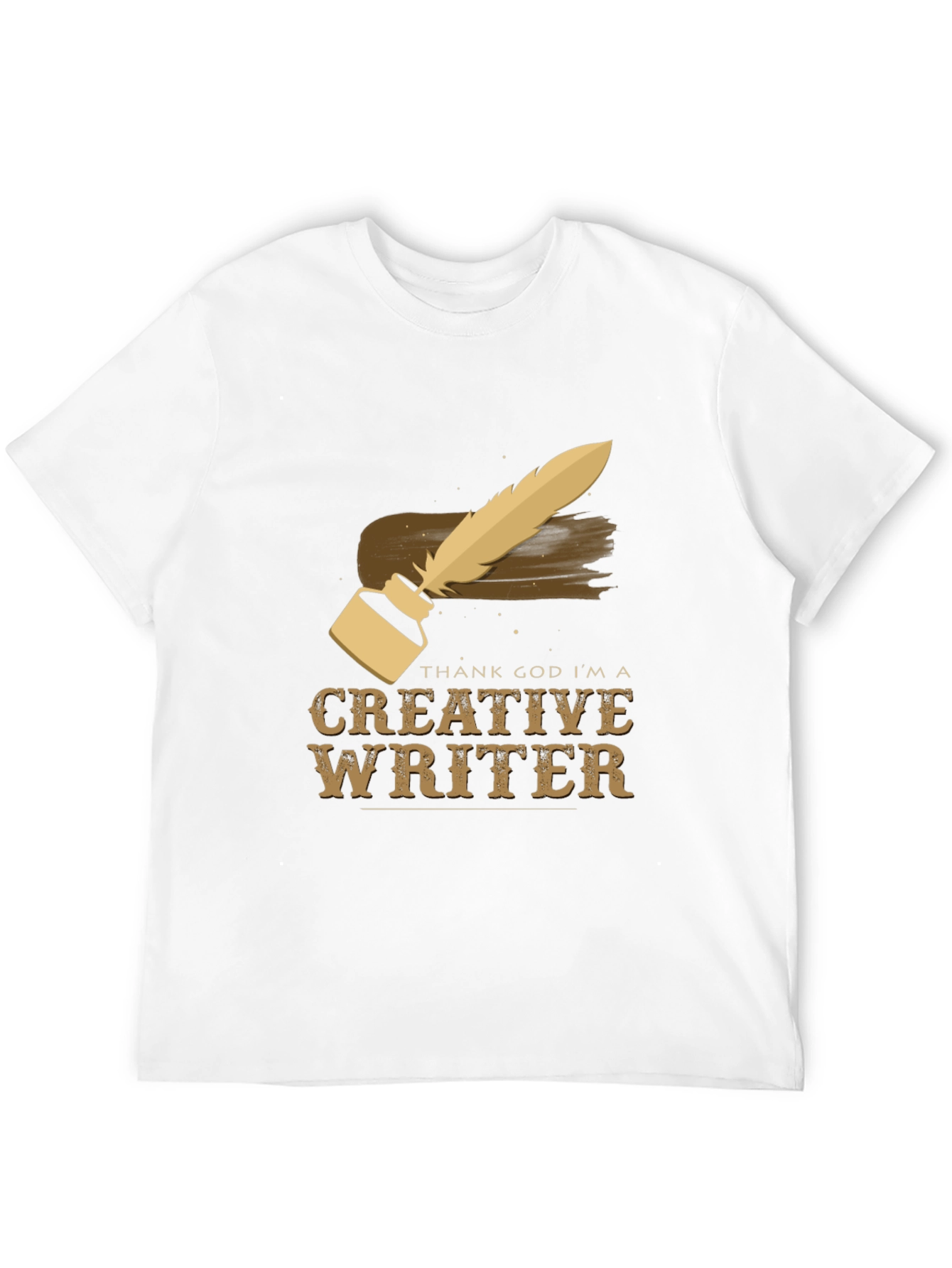 Creative Writer T-Shirt - Inkwell & Quill Design