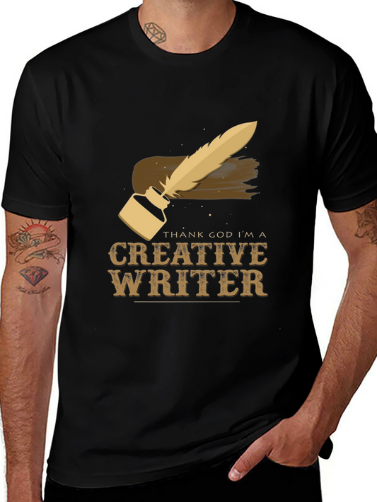 Creative Writer T-Shirt - Inkwell & Quill Design