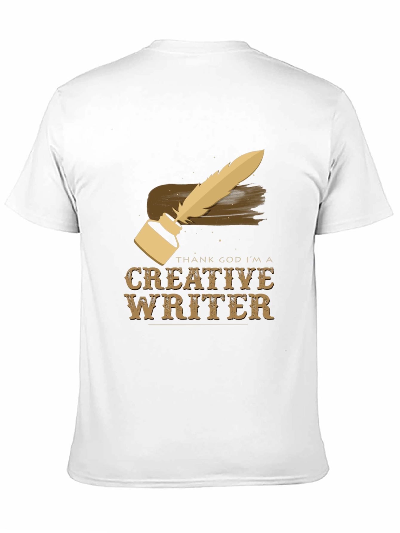 Creative Writer T-Shirt - Inkwell & Quill Design