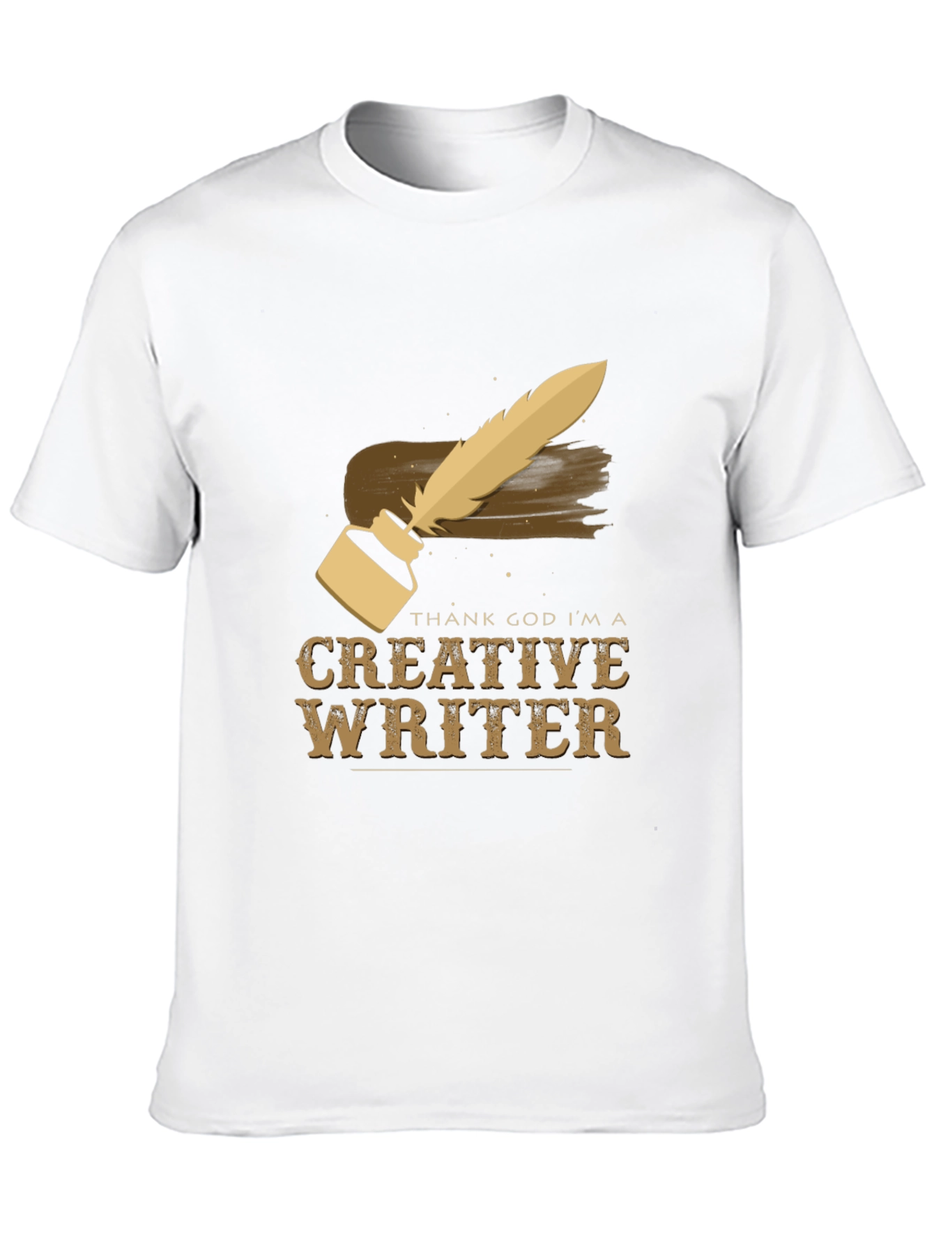 Creative Writer T-Shirt - Inkwell & Quill Design