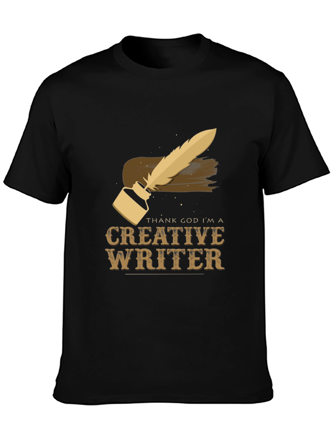 Creative Writer T-Shirt - Inkwell & Quill Design