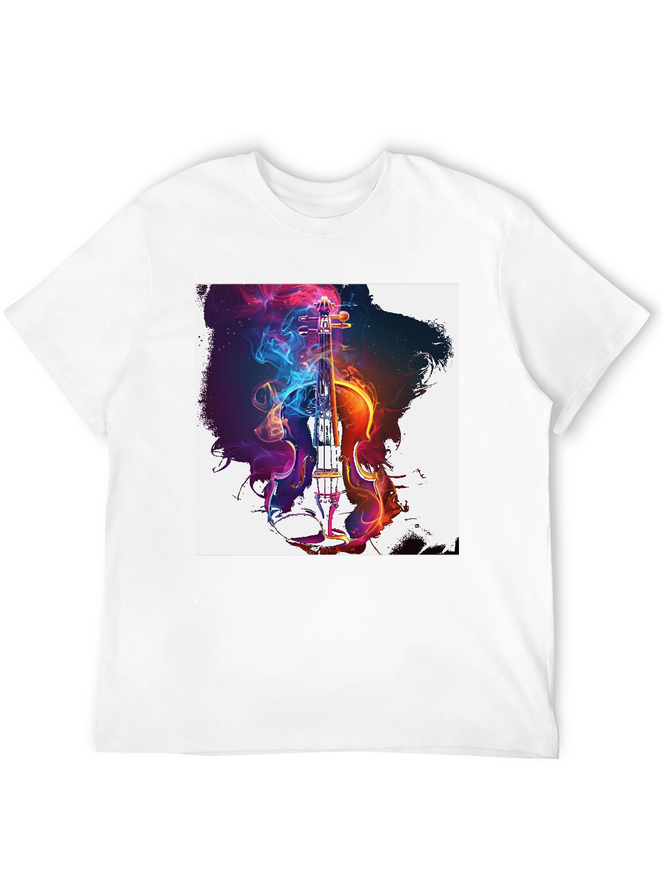 Violin Art Graphic T-Shirt - Musicians Tee
