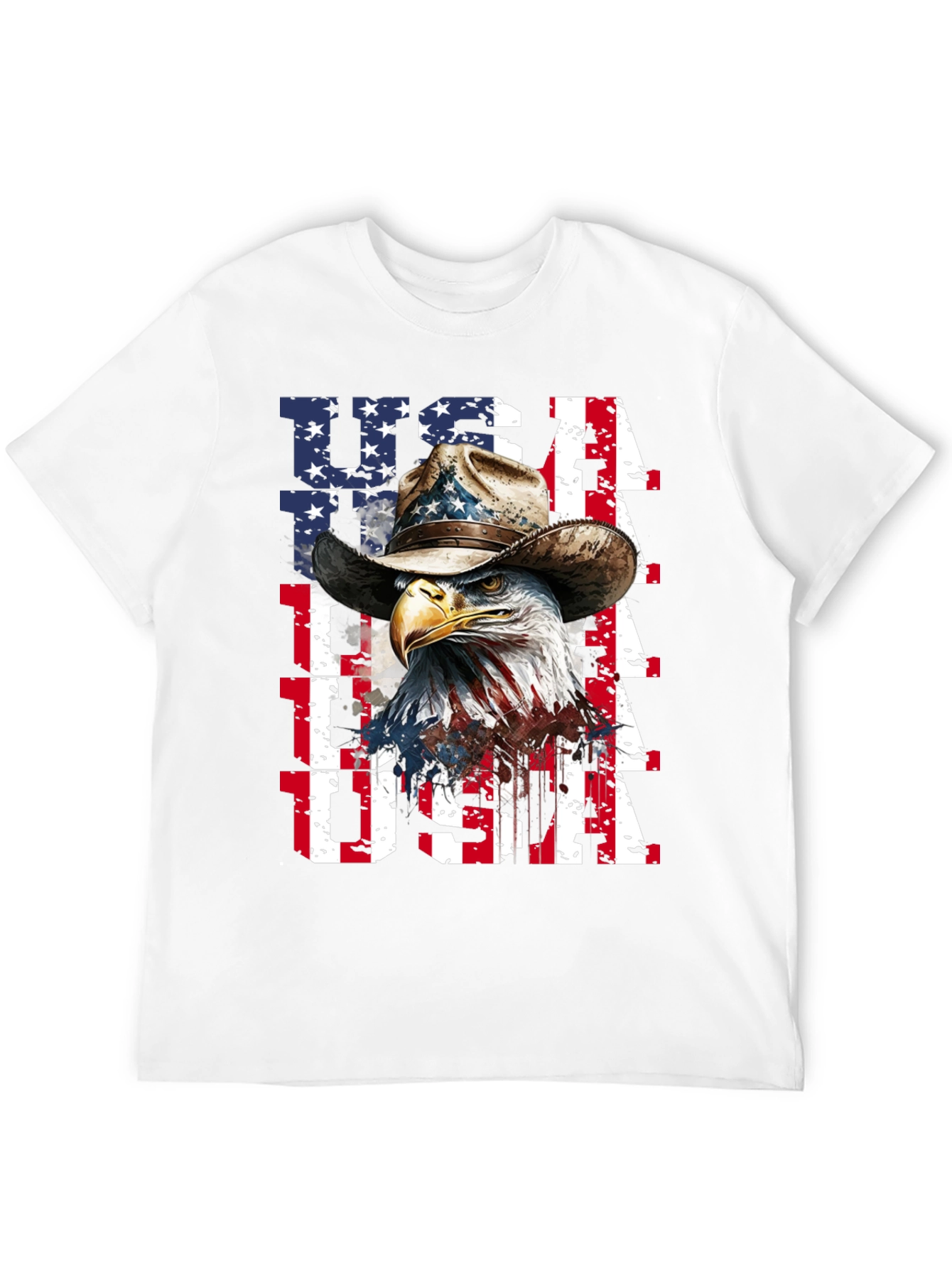 Patriotic Eagle USA Graphic Tee