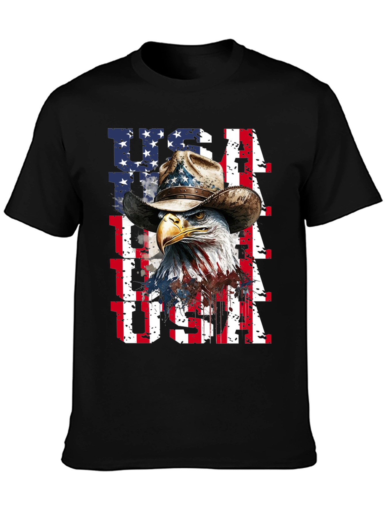 Patriotic Eagle USA Graphic Tee
