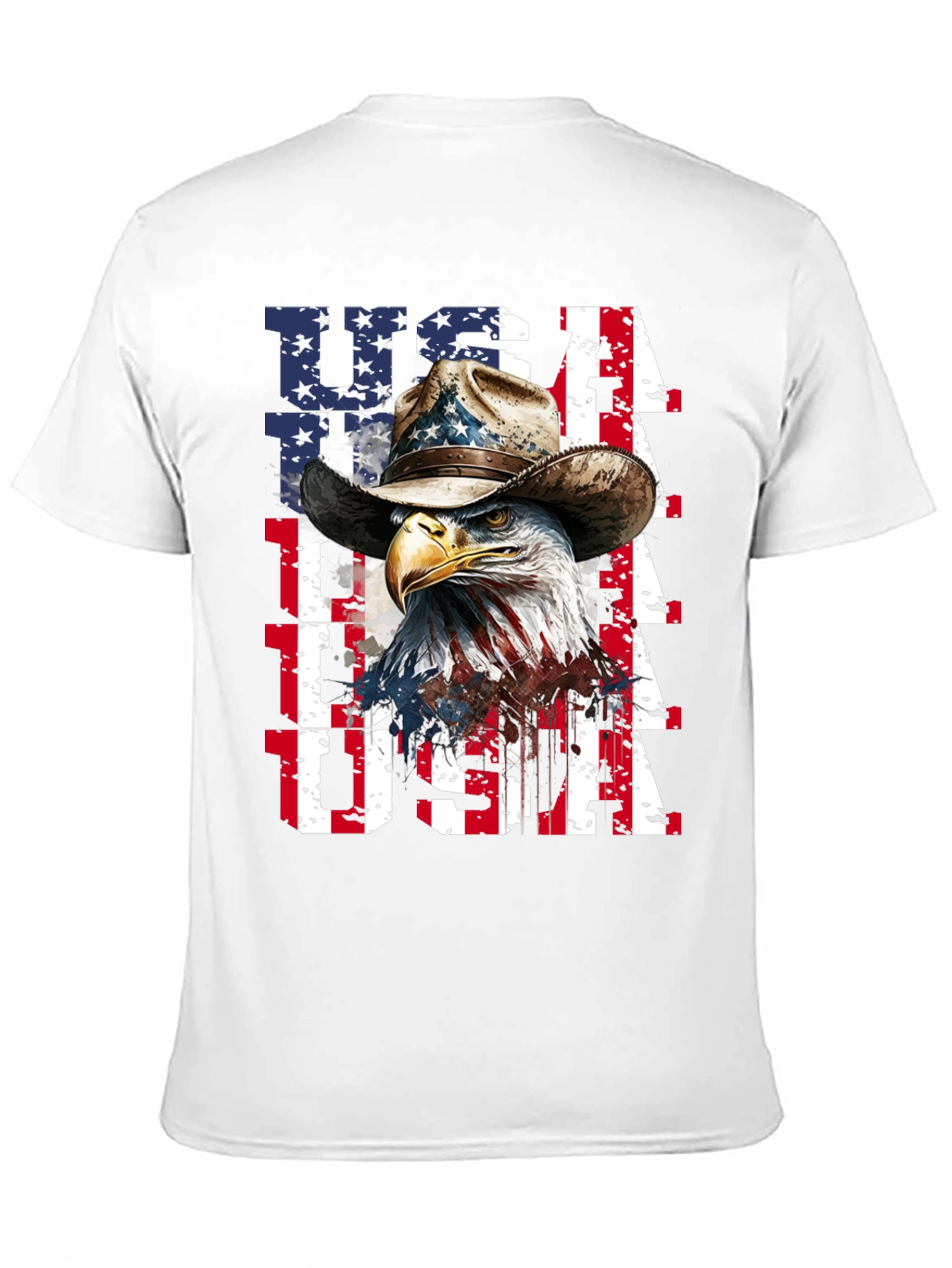 Patriotic Eagle USA Graphic Tee