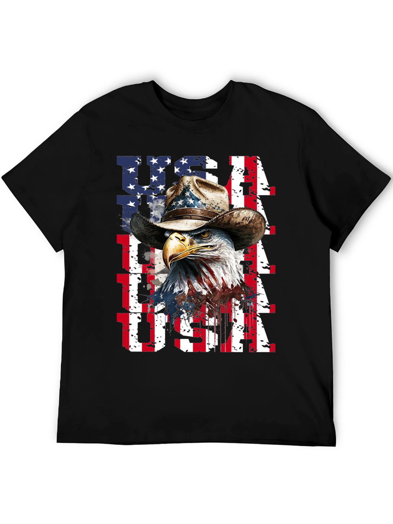Patriotic Eagle USA Graphic Tee