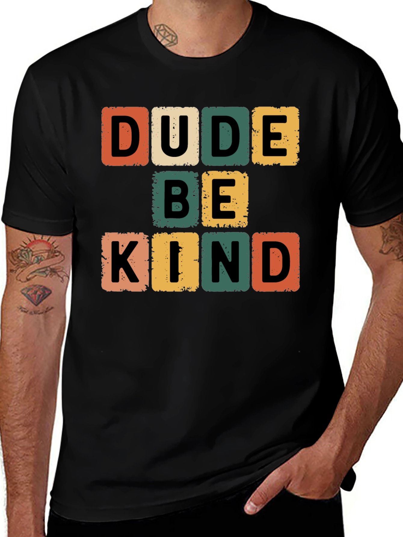 Dude Be Kind Retro T-Shirt