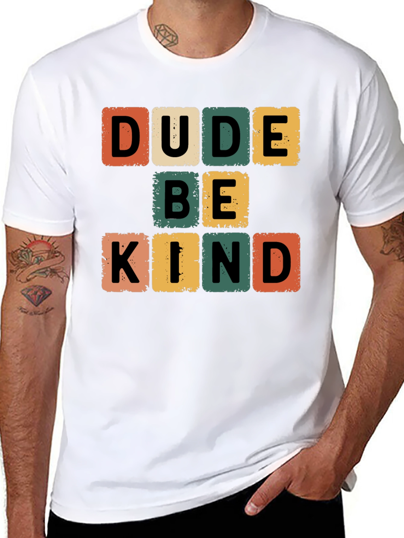 Dude Be Kind Retro T-Shirt