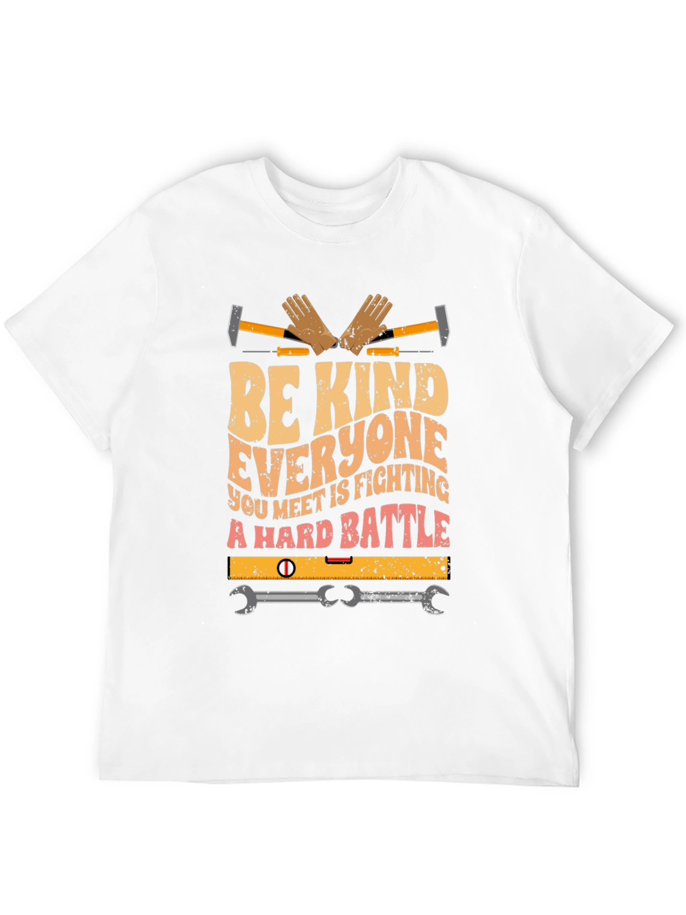 Be Kind Shirt - Construction Worker Graphic Tee