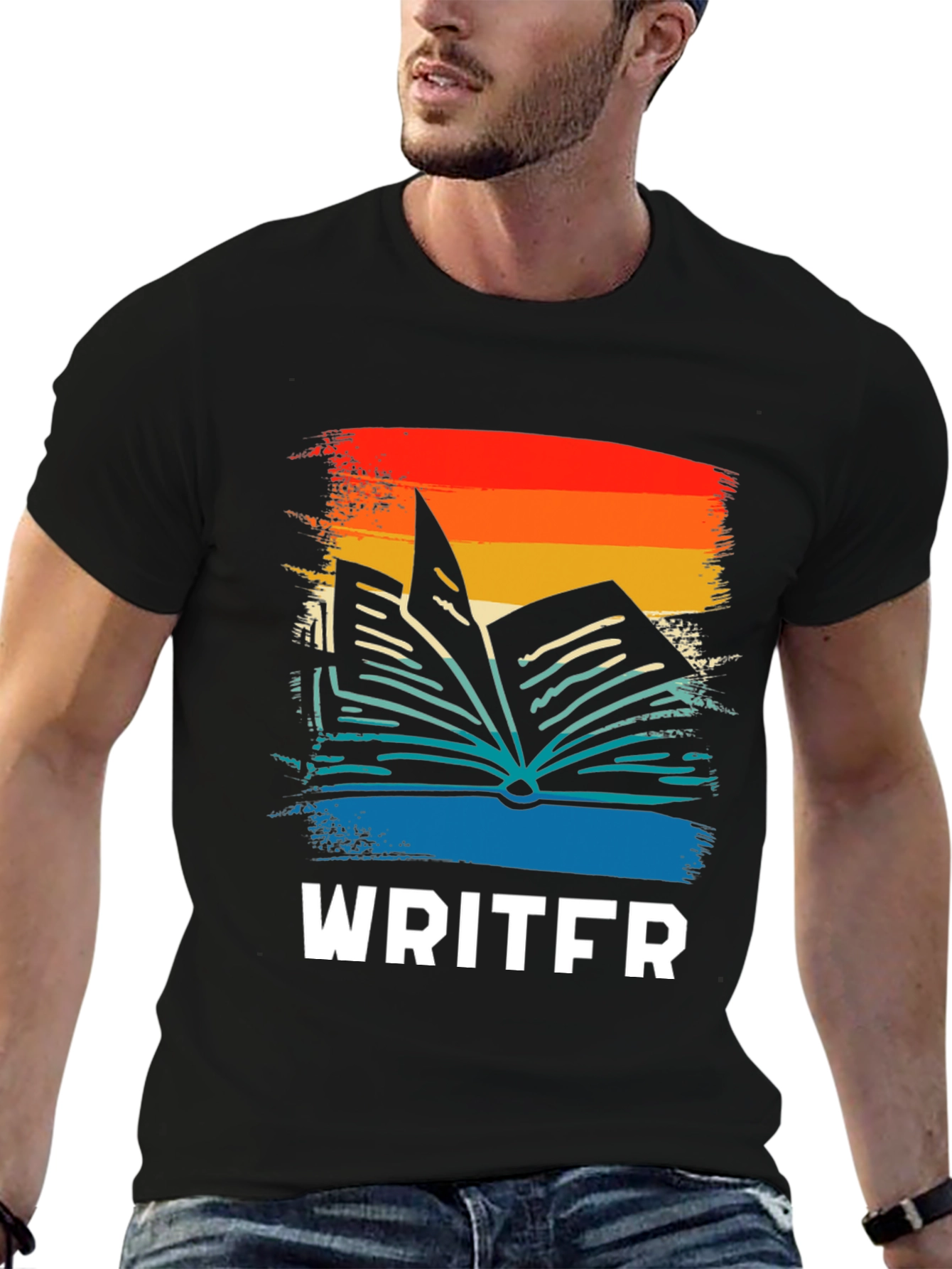 Writer Retro Book T-Shirt