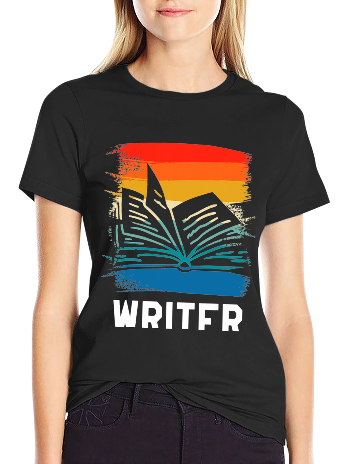 Writer Retro Book T-Shirt