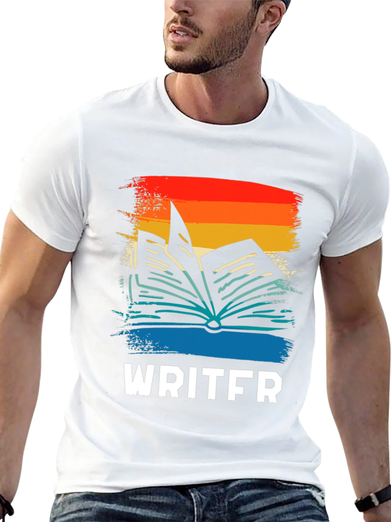 Writer Retro Book T-Shirt