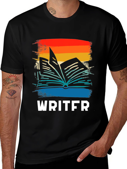Writer Retro Book T-Shirt