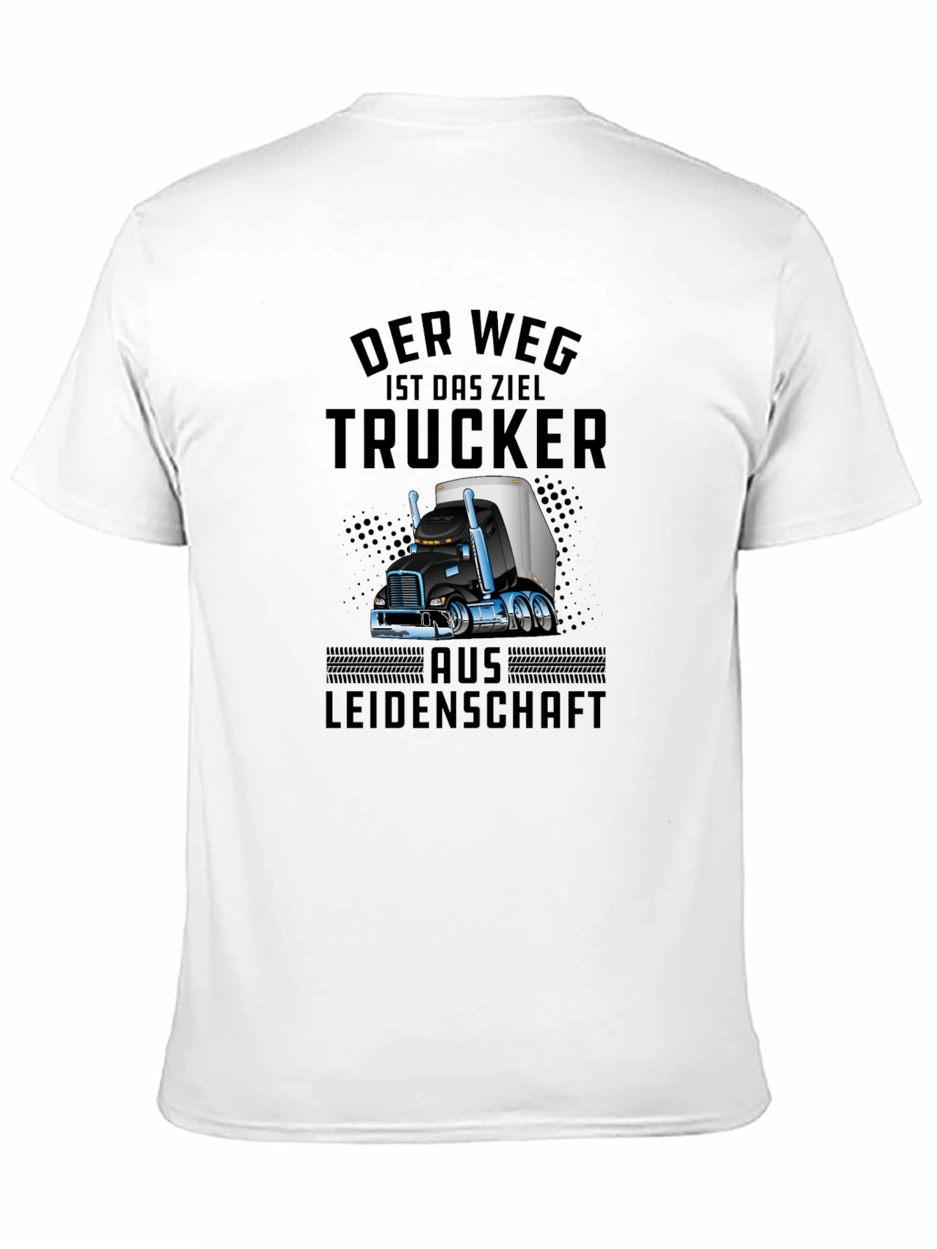 Trucker Passion Graphic T-Shirt