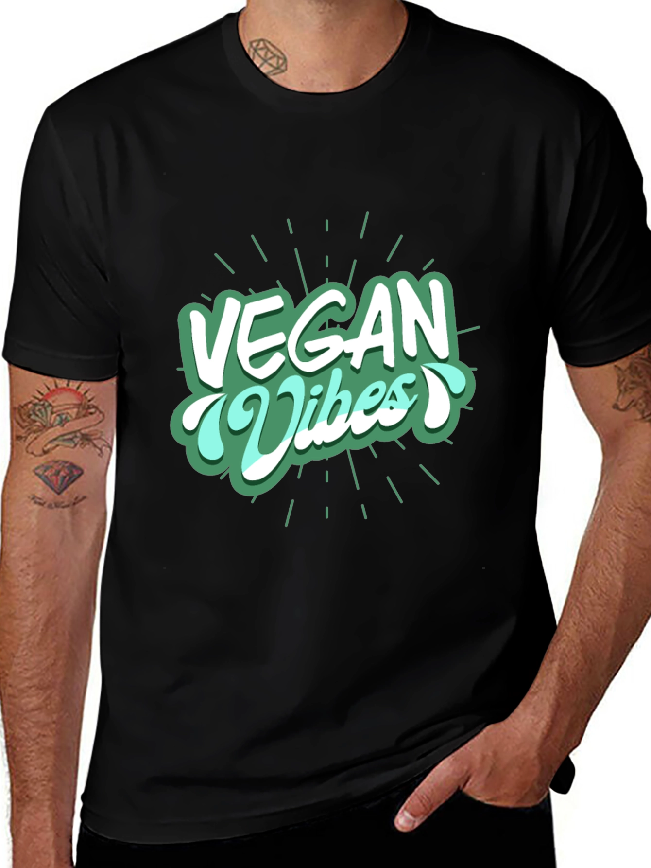Vegan Vibes Graphic Tee - Cool & Comfortable