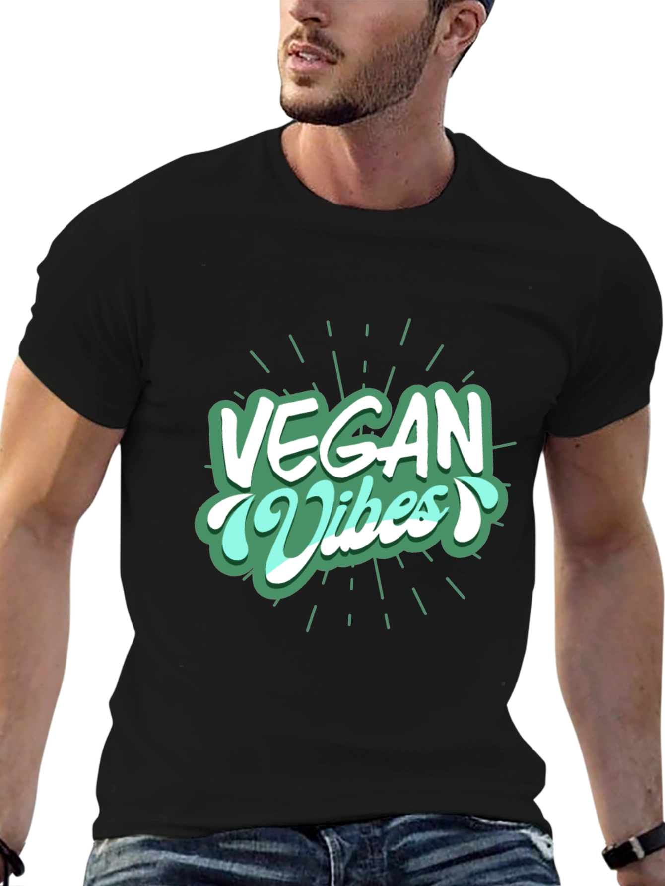 Vegan Vibes Graphic Tee - Cool & Comfortable