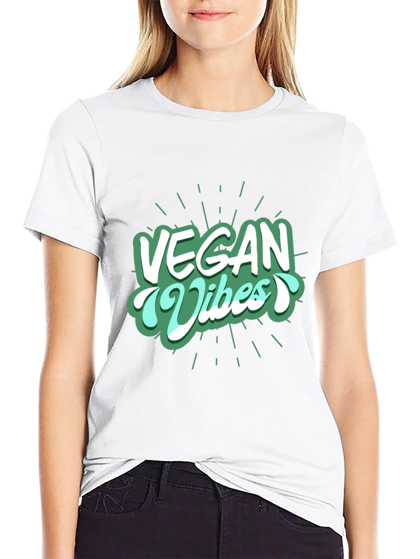 Vegan Vibes Graphic Tee - Cool & Comfortable