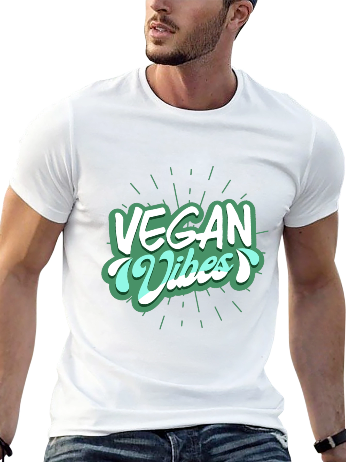 Vegan Vibes Graphic Tee - Cool & Comfortable