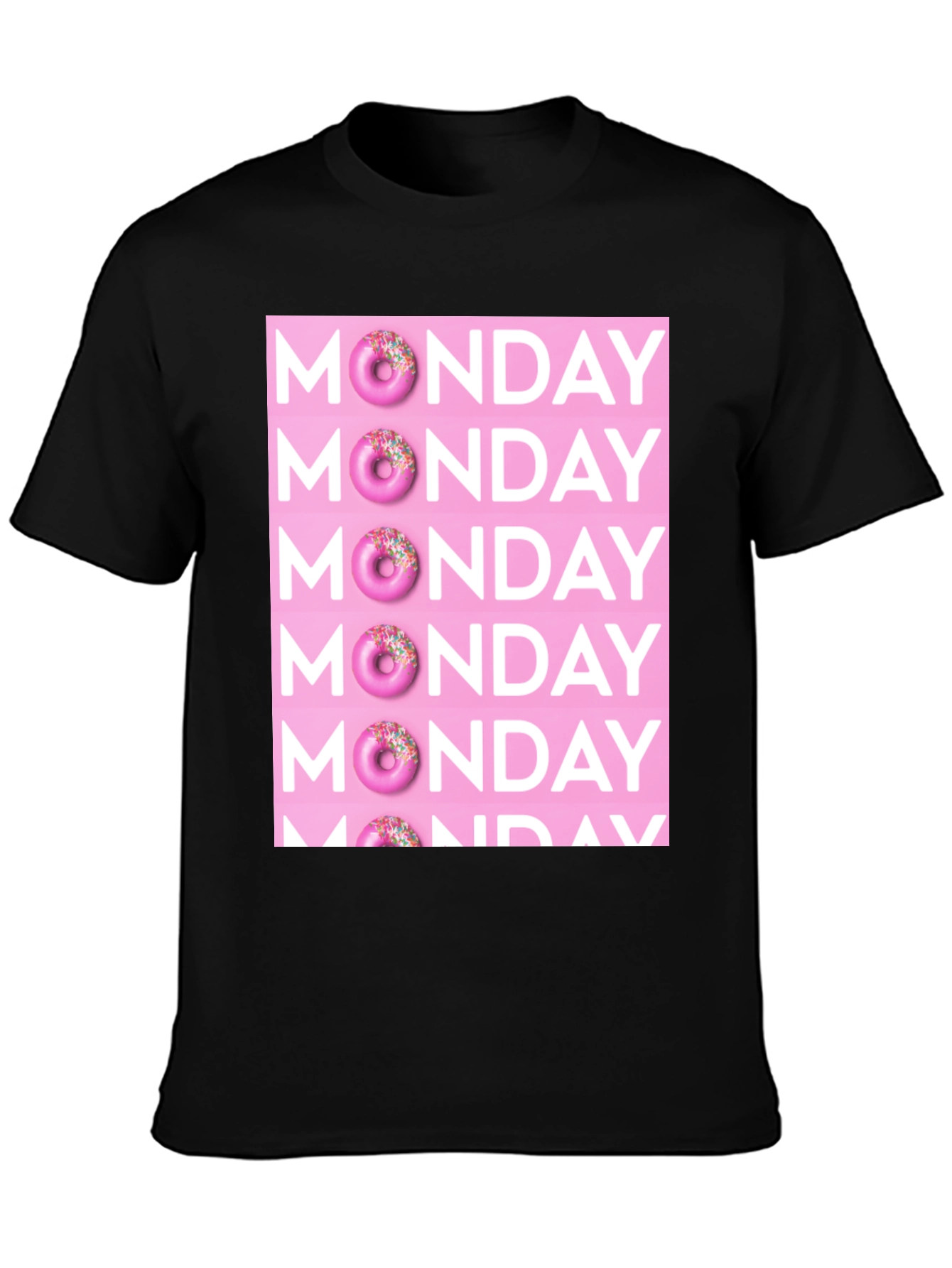 Monday Donut Graphic T-Shirt - Fun & Casual Style