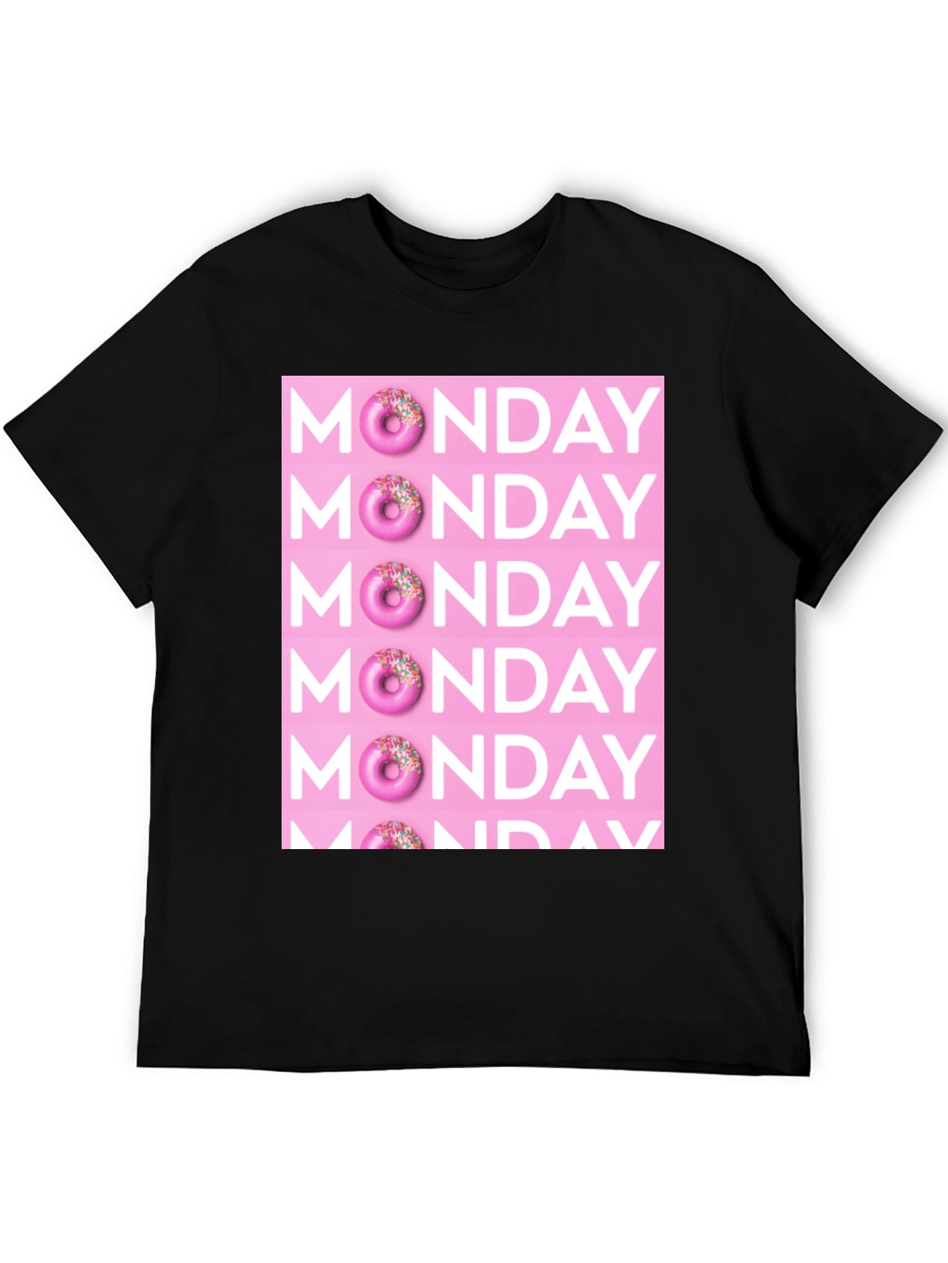 Monday Donut Graphic T-Shirt - Fun & Casual Style