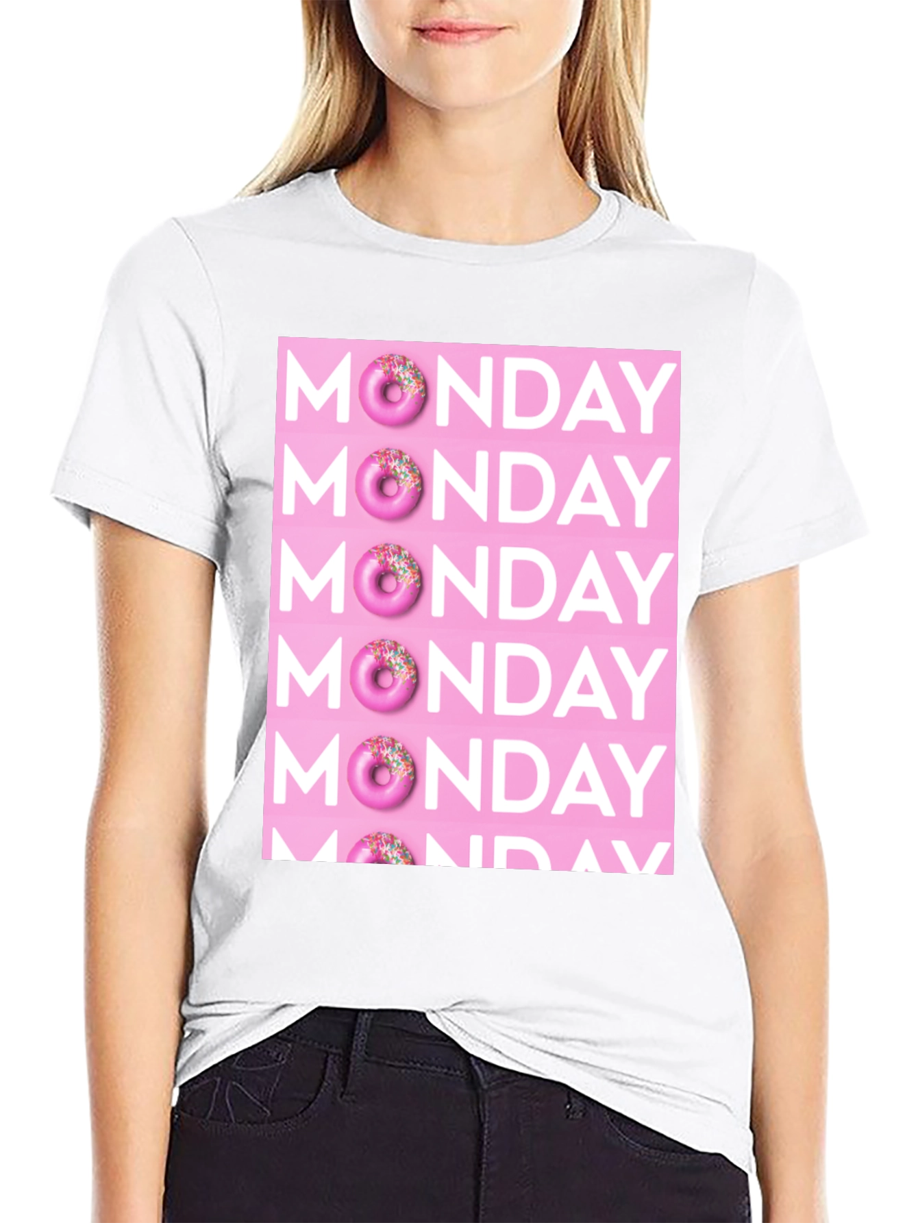 Monday Donut Graphic T-Shirt - Fun & Casual Style