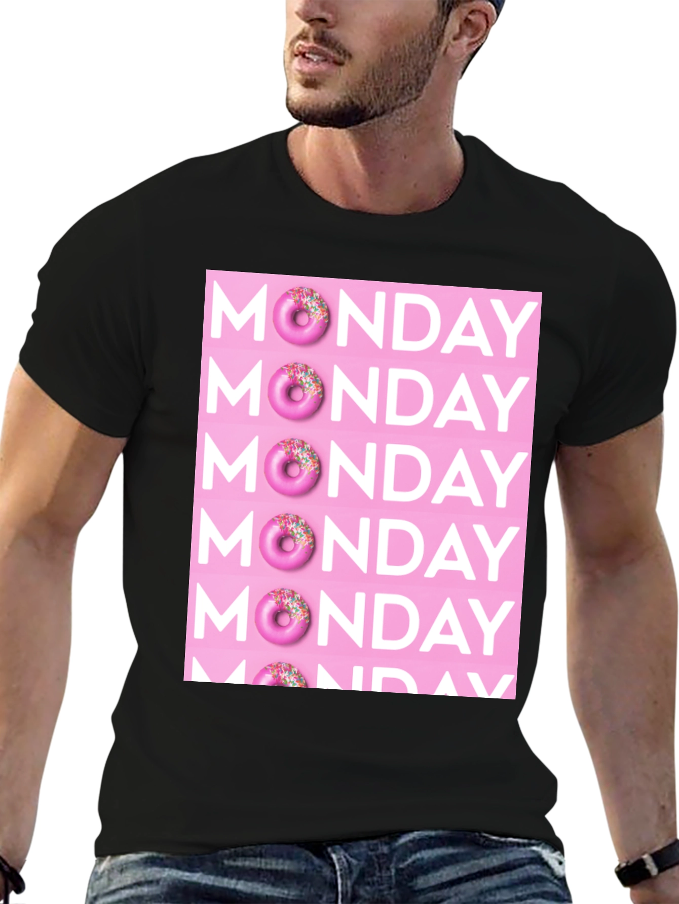 Monday Donut Graphic T-Shirt - Fun & Casual Style