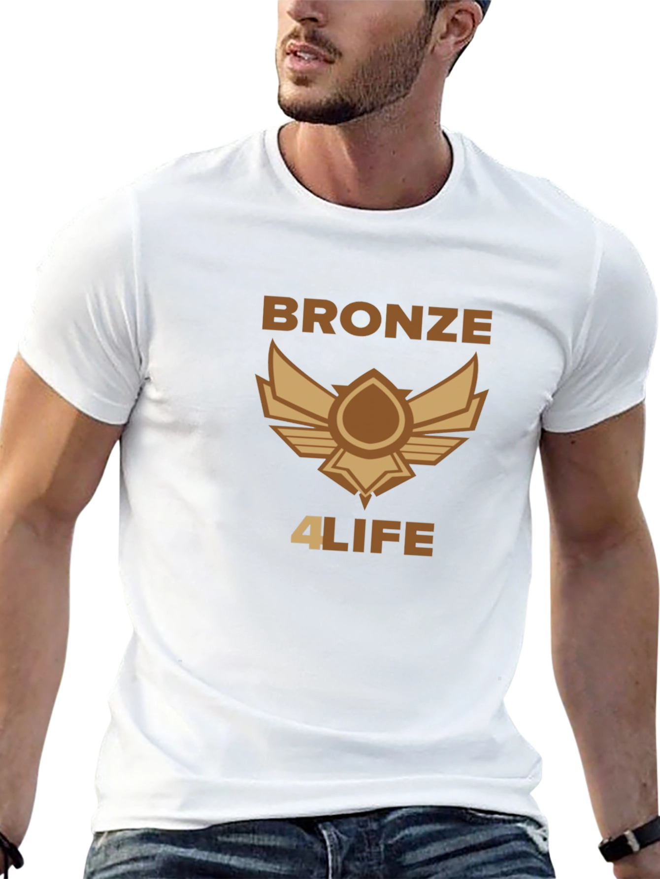 Bronze 4 Life Graphic Tee - Gamer T-Shirt