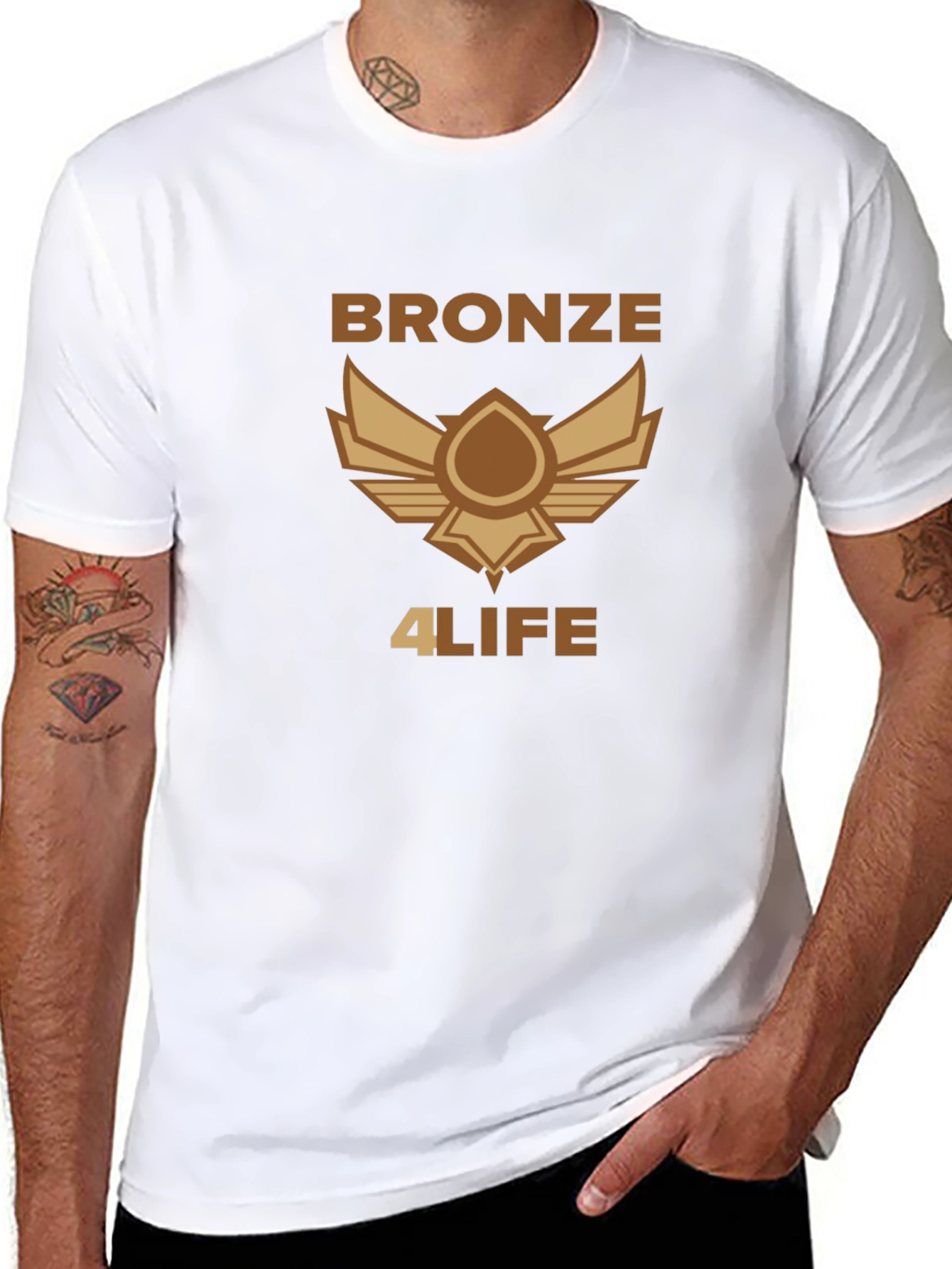 Bronze 4 Life Graphic Tee - Gamer T-Shirt