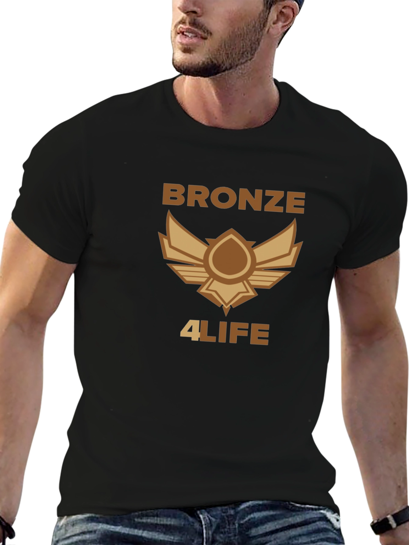 Bronze 4 Life Graphic Tee - Gamer T-Shirt