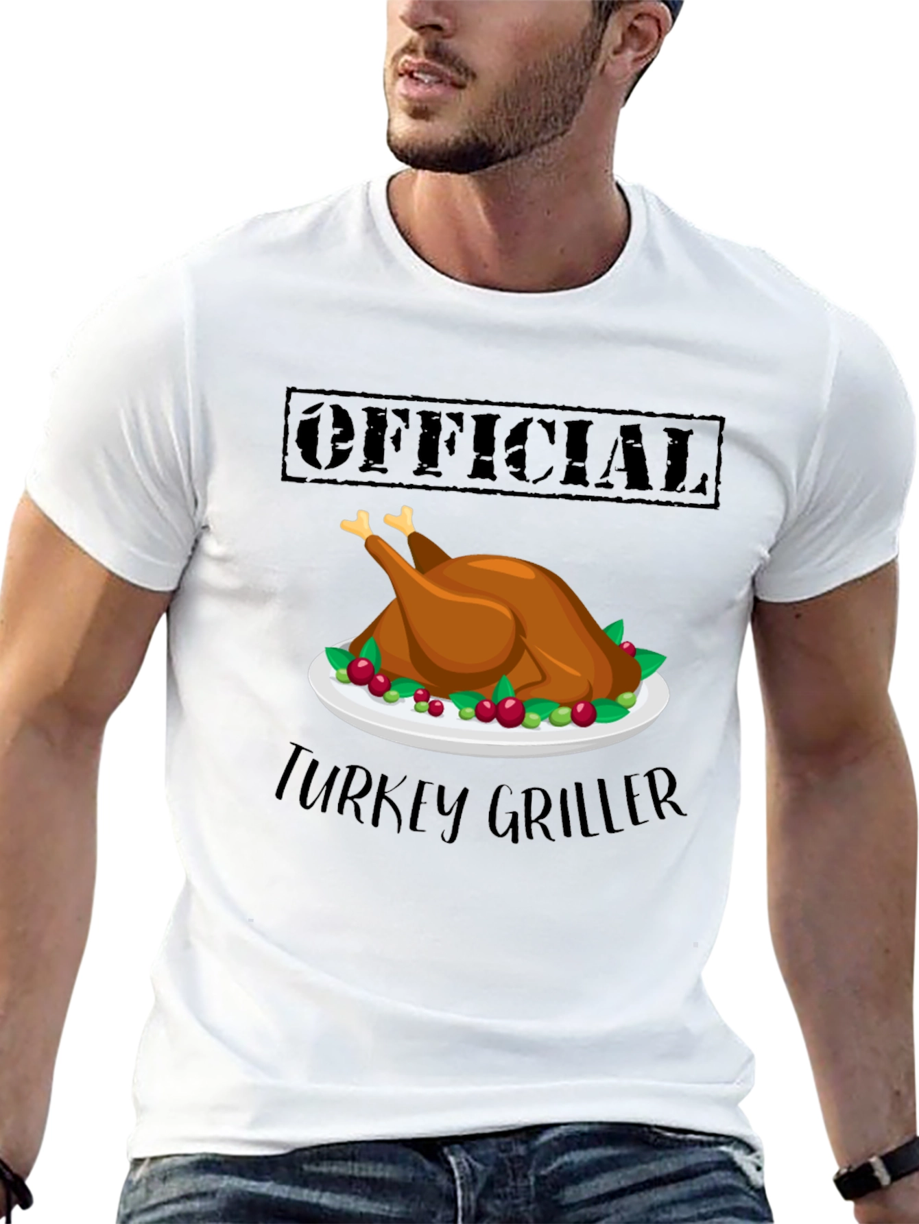 Official Turkey Griller T-Shirt - Thanksgiving Cook Tee