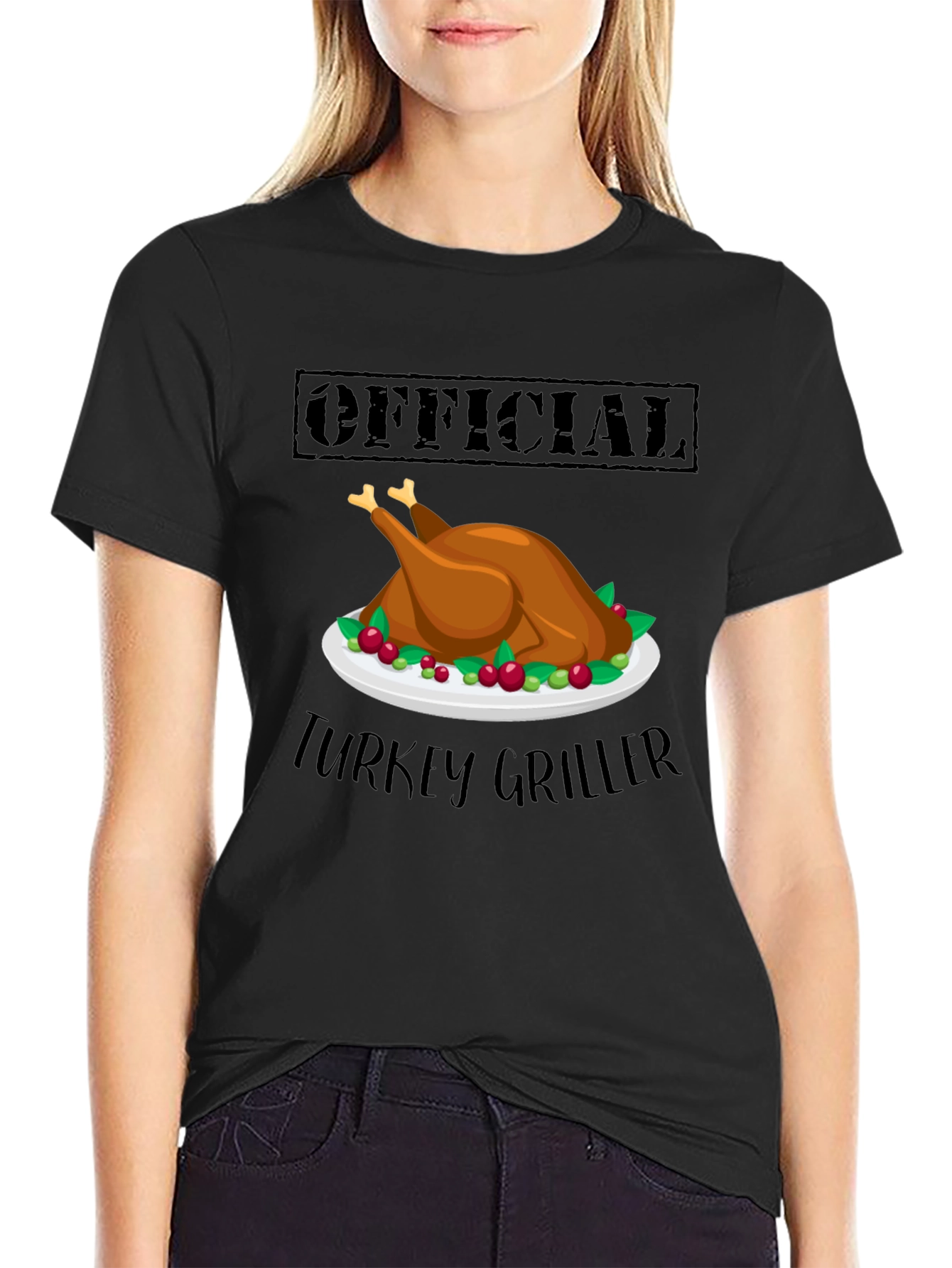 Official Turkey Griller T-Shirt - Thanksgiving Cook Tee