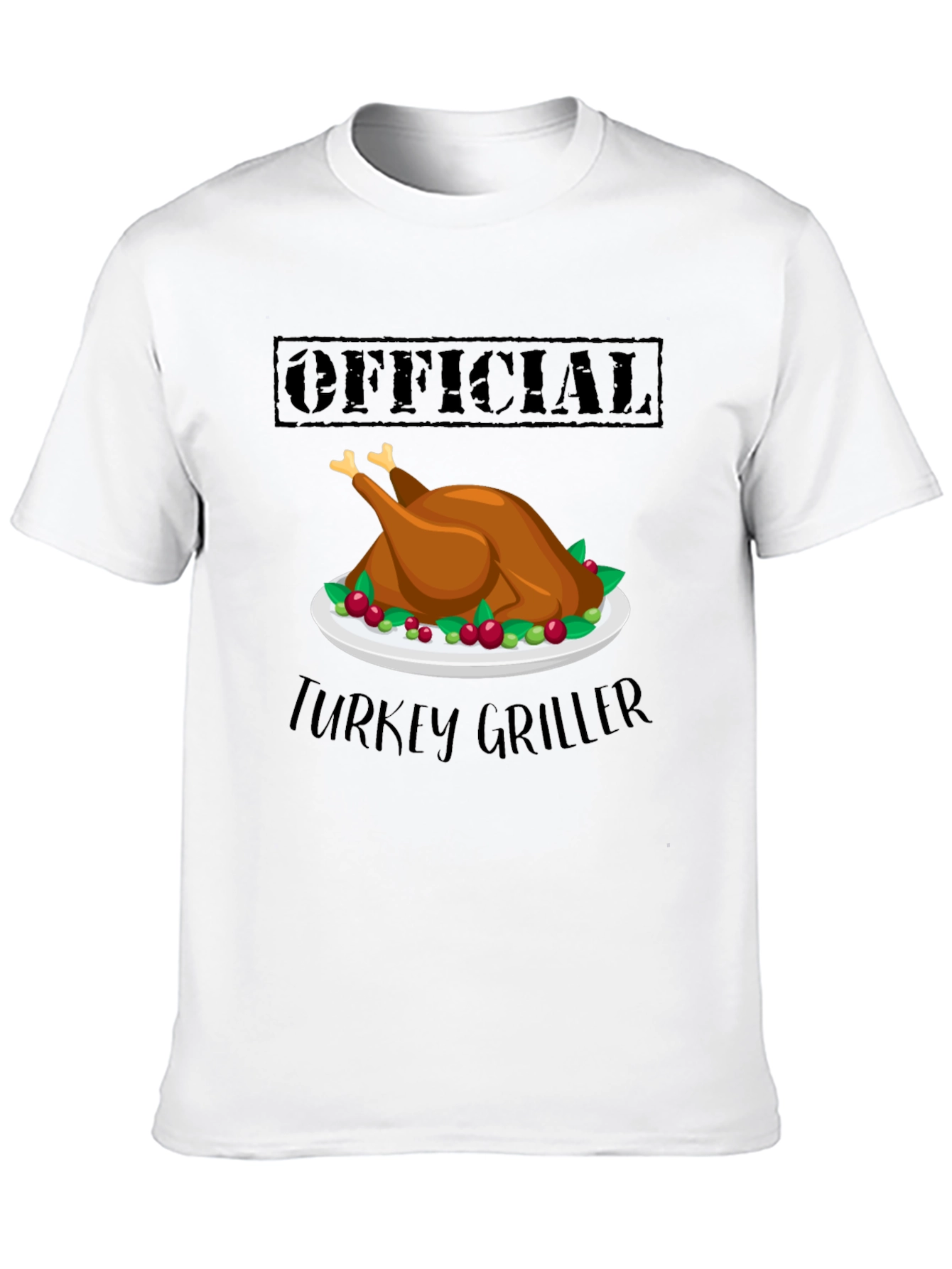 Official Turkey Griller T-Shirt - Thanksgiving Cook Tee