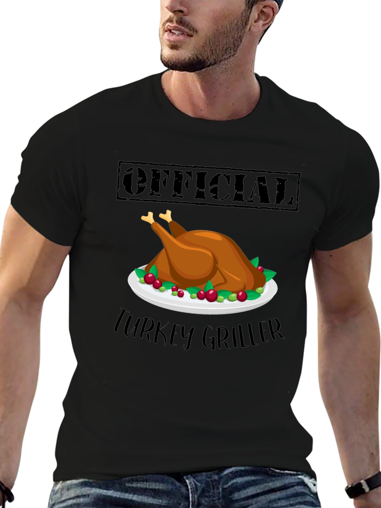 Official Turkey Griller T-Shirt - Thanksgiving Cook Tee