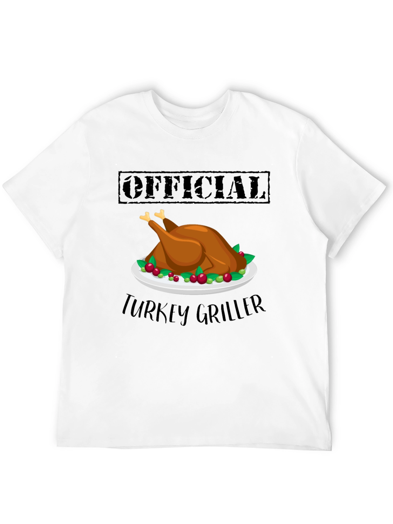 Official Turkey Griller T-Shirt - Thanksgiving Cook Tee