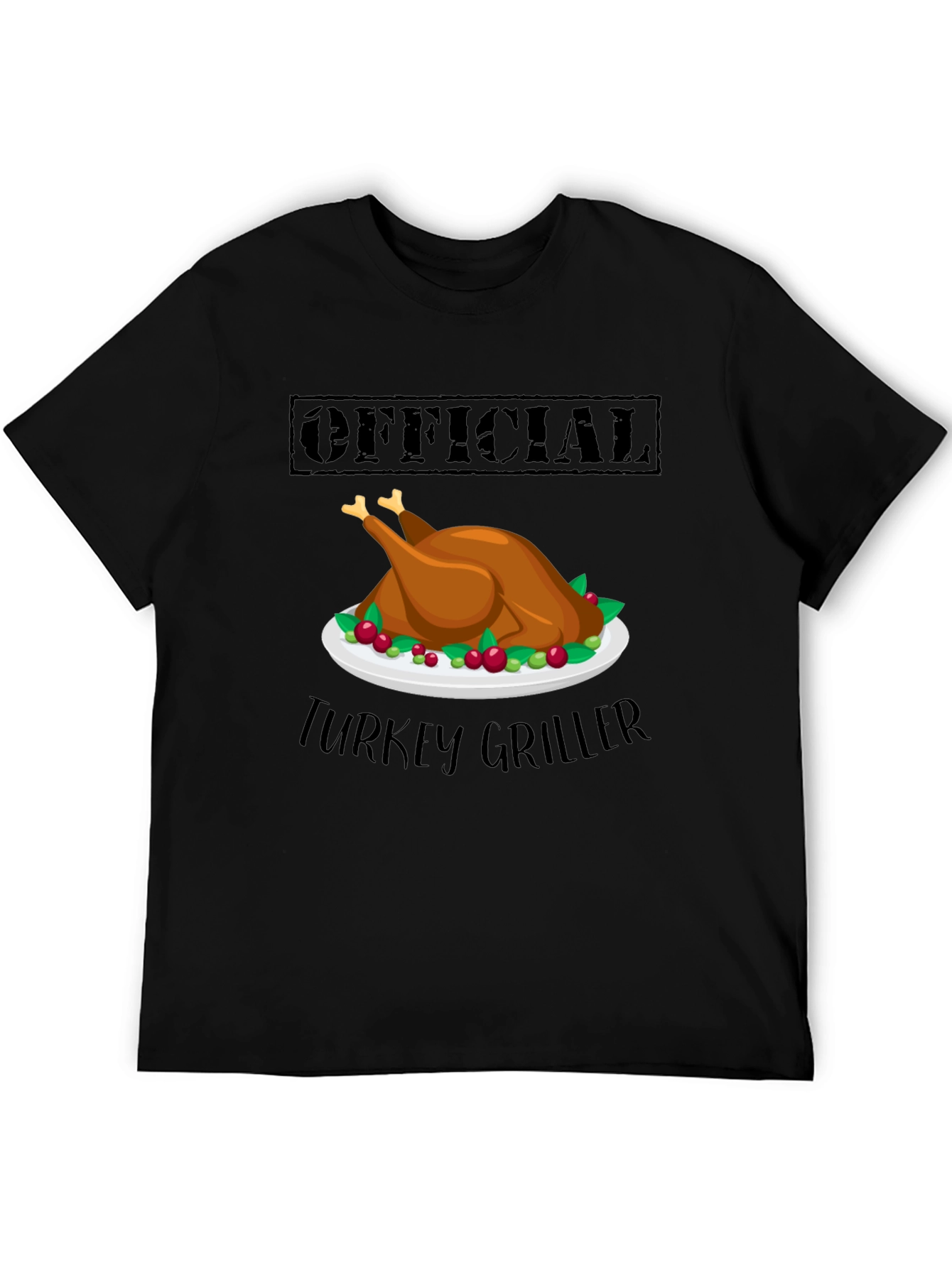 Official Turkey Griller T-Shirt - Thanksgiving Cook Tee
