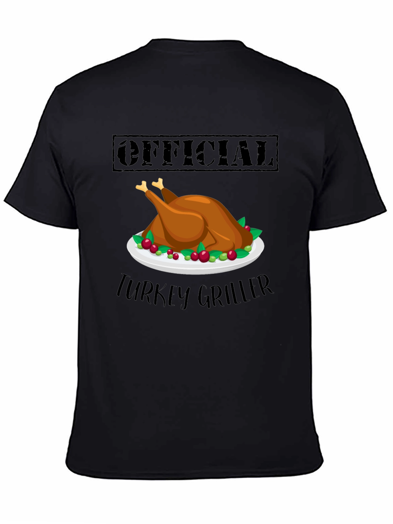 Official Turkey Griller T-Shirt - Thanksgiving Cook Tee