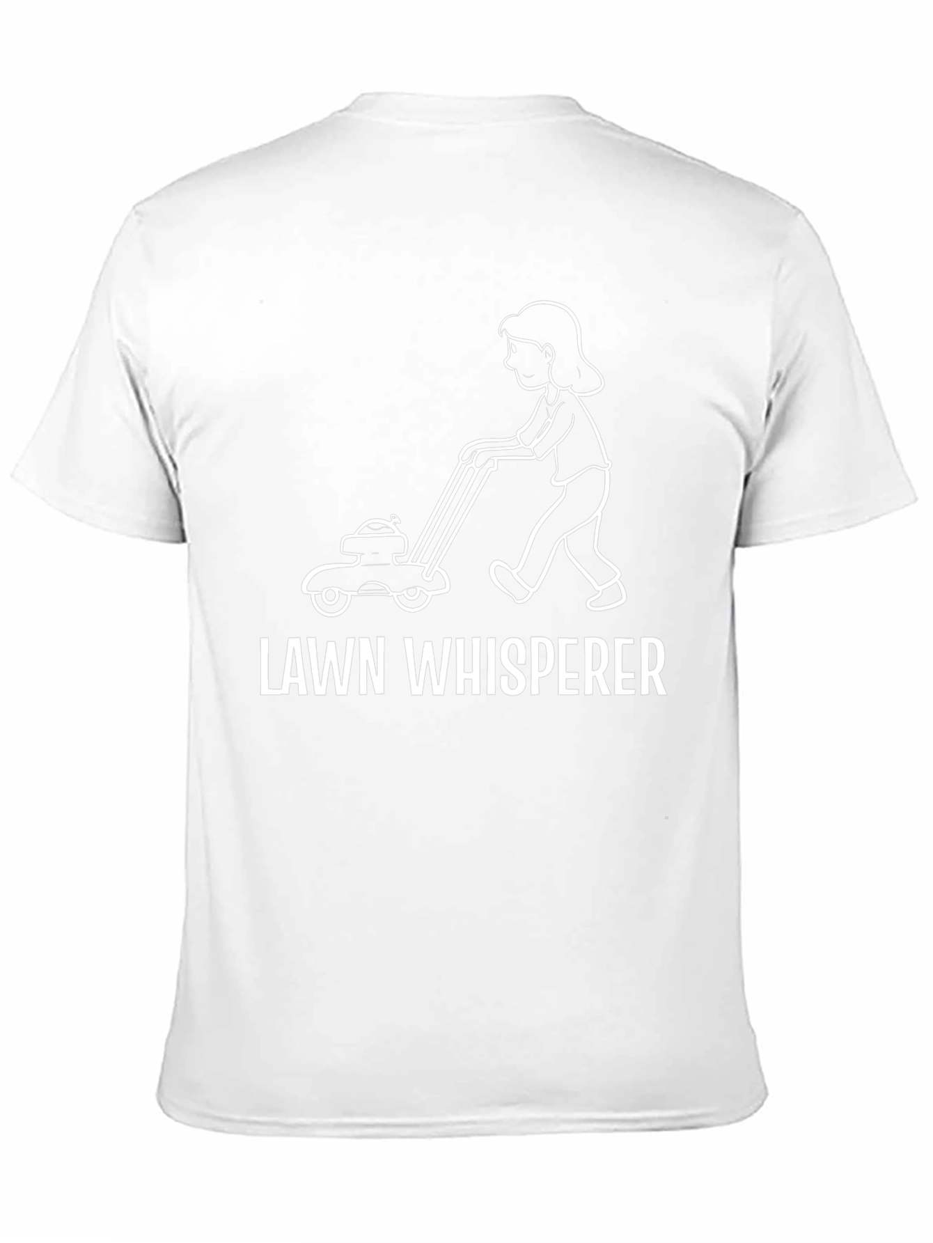 Lawn Whisperer Graphic T-Shirt - Unisex Black Tee