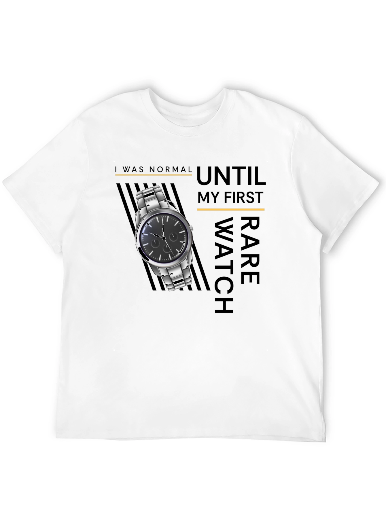 Rare Watch Collector T-Shirt - Novelty Graphic Tee