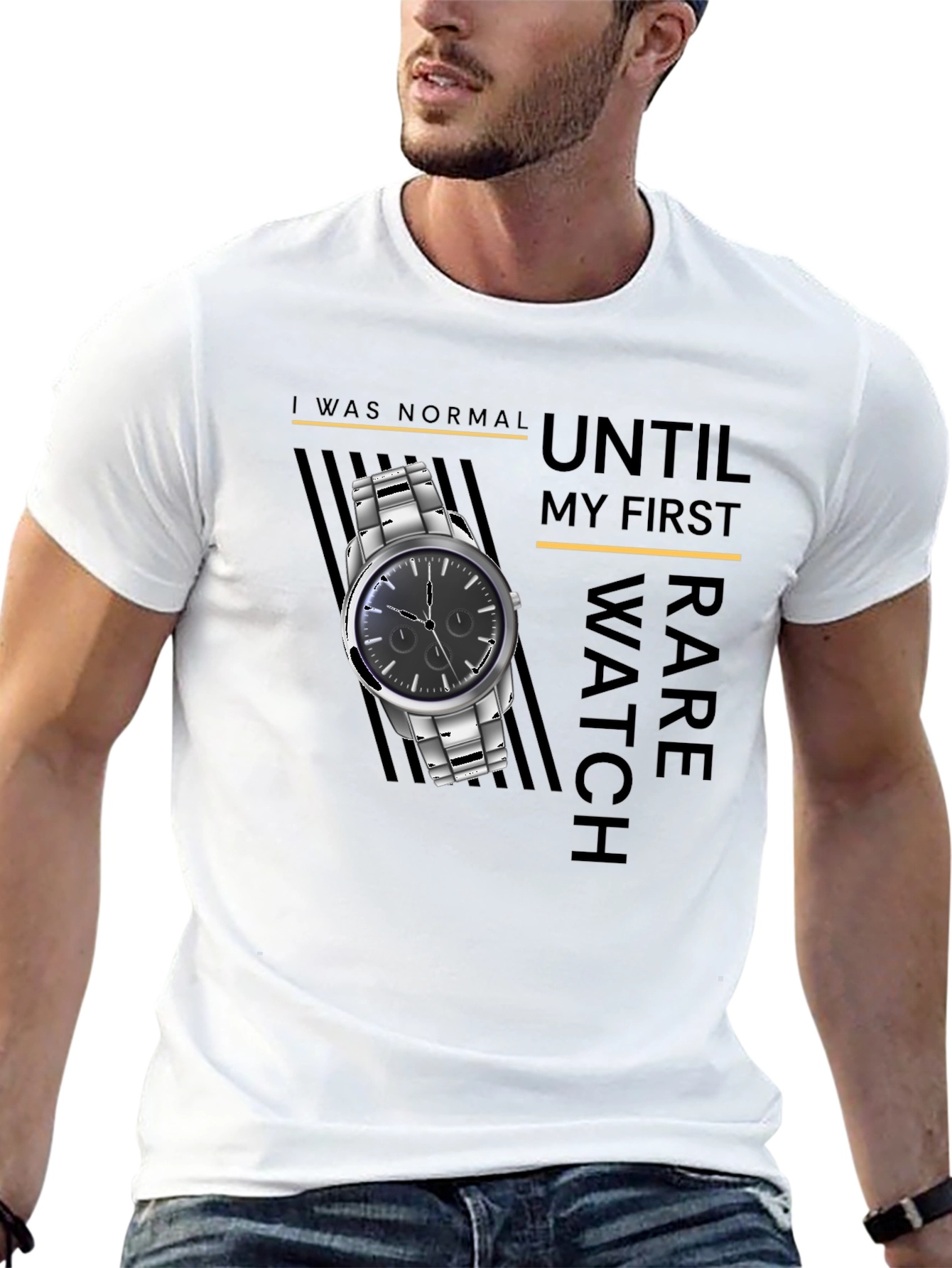 Rare Watch Collector T-Shirt - Novelty Graphic Tee