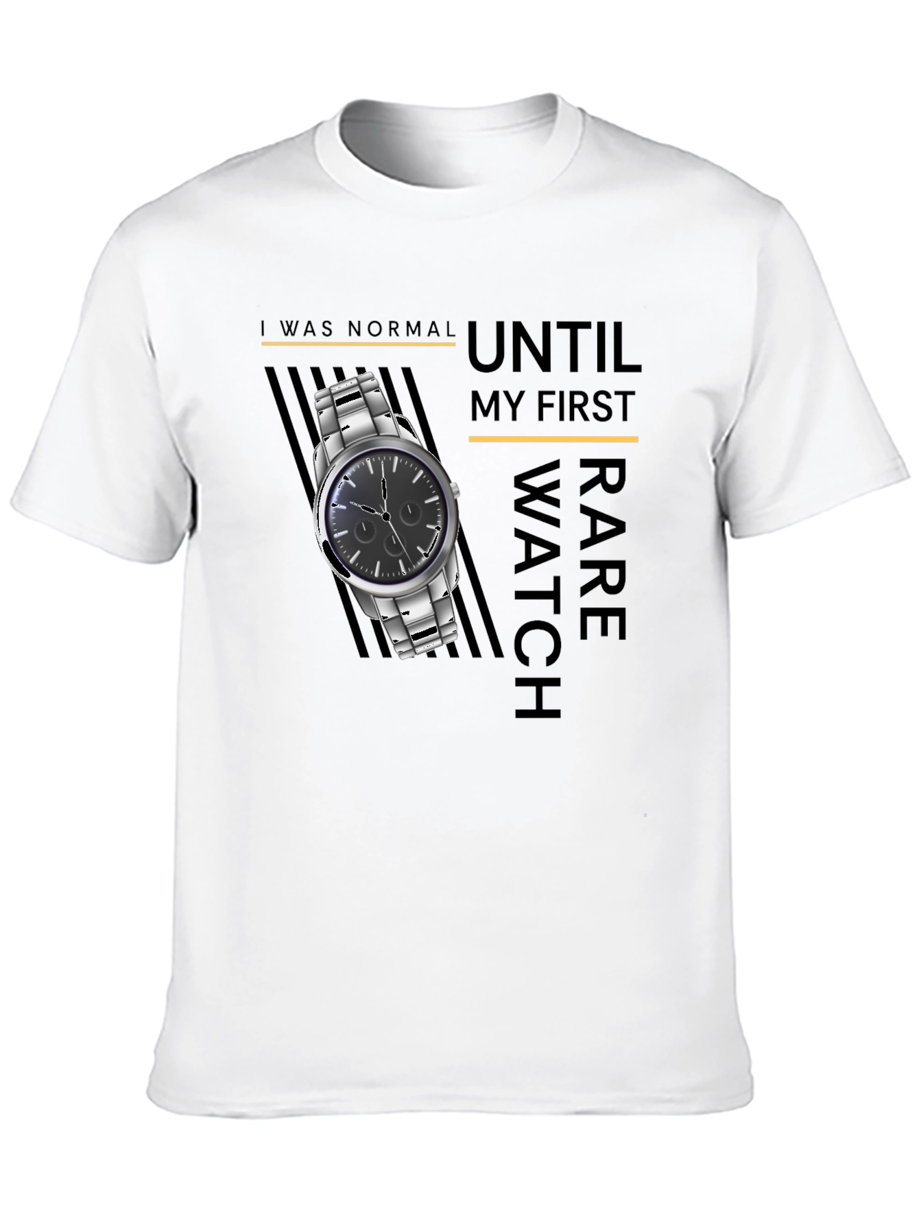 Rare Watch Collector T-Shirt - Novelty Graphic Tee