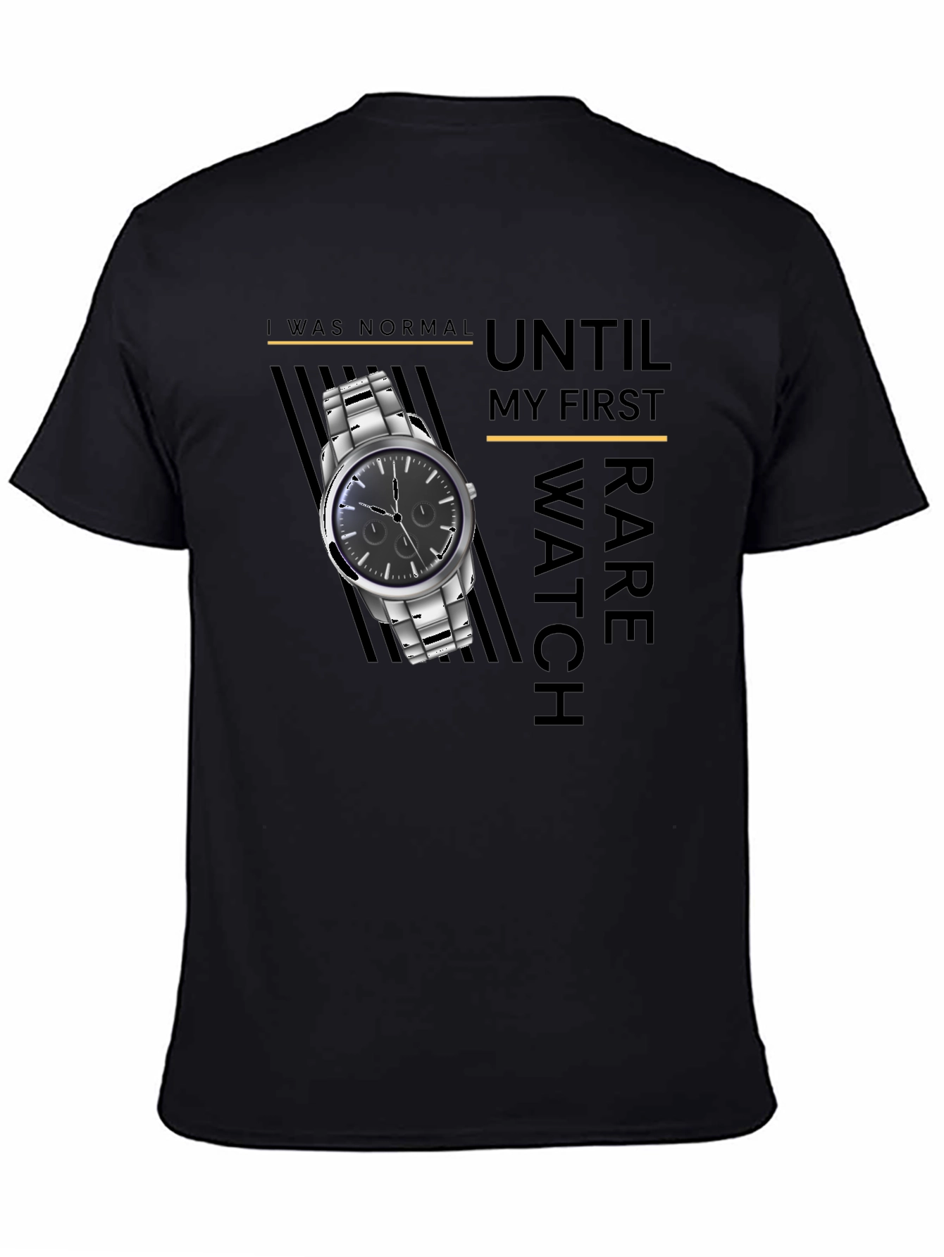 Rare Watch Collector T-Shirt - Novelty Graphic Tee