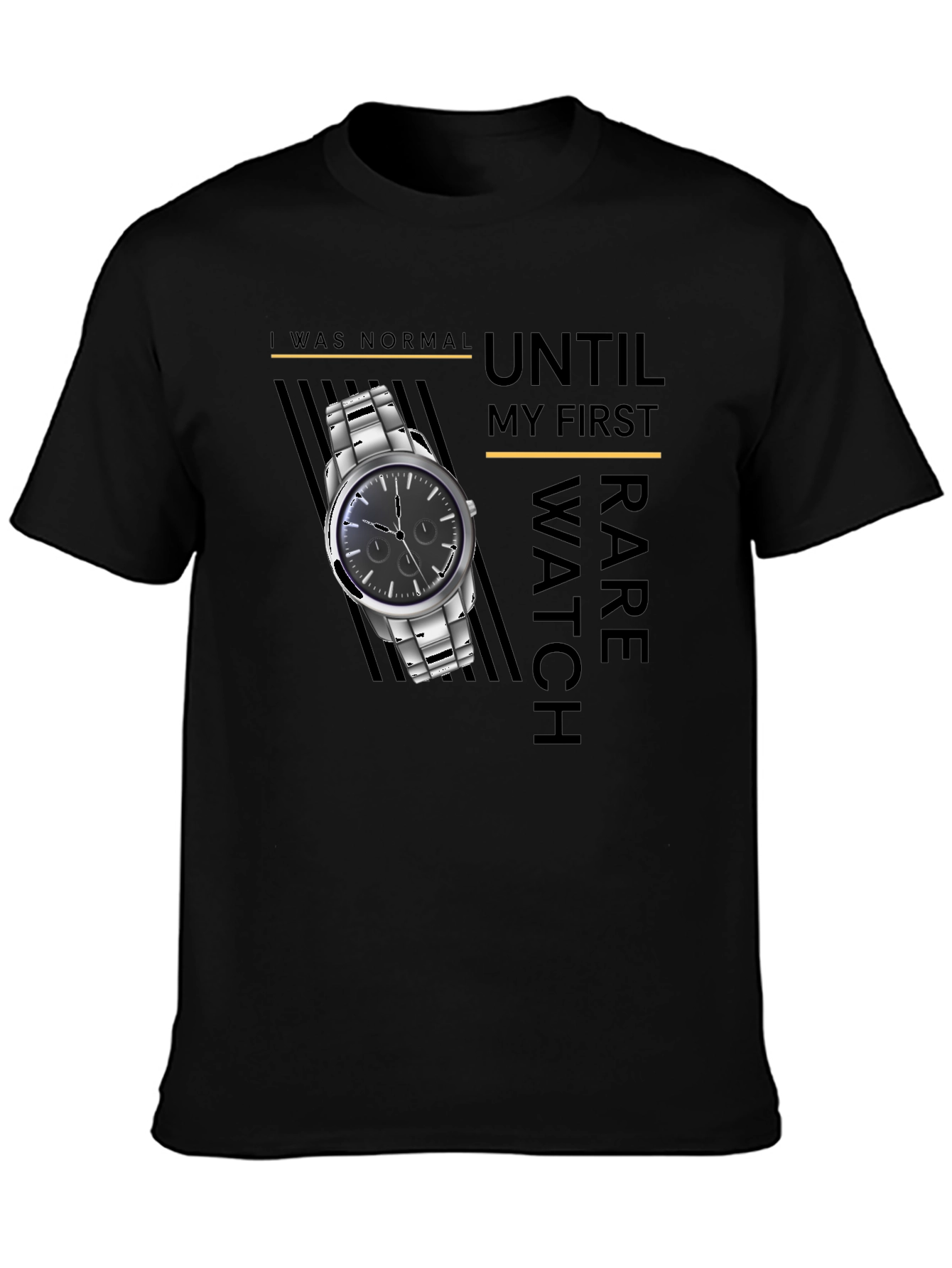 Rare Watch Collector T-Shirt - Novelty Graphic Tee