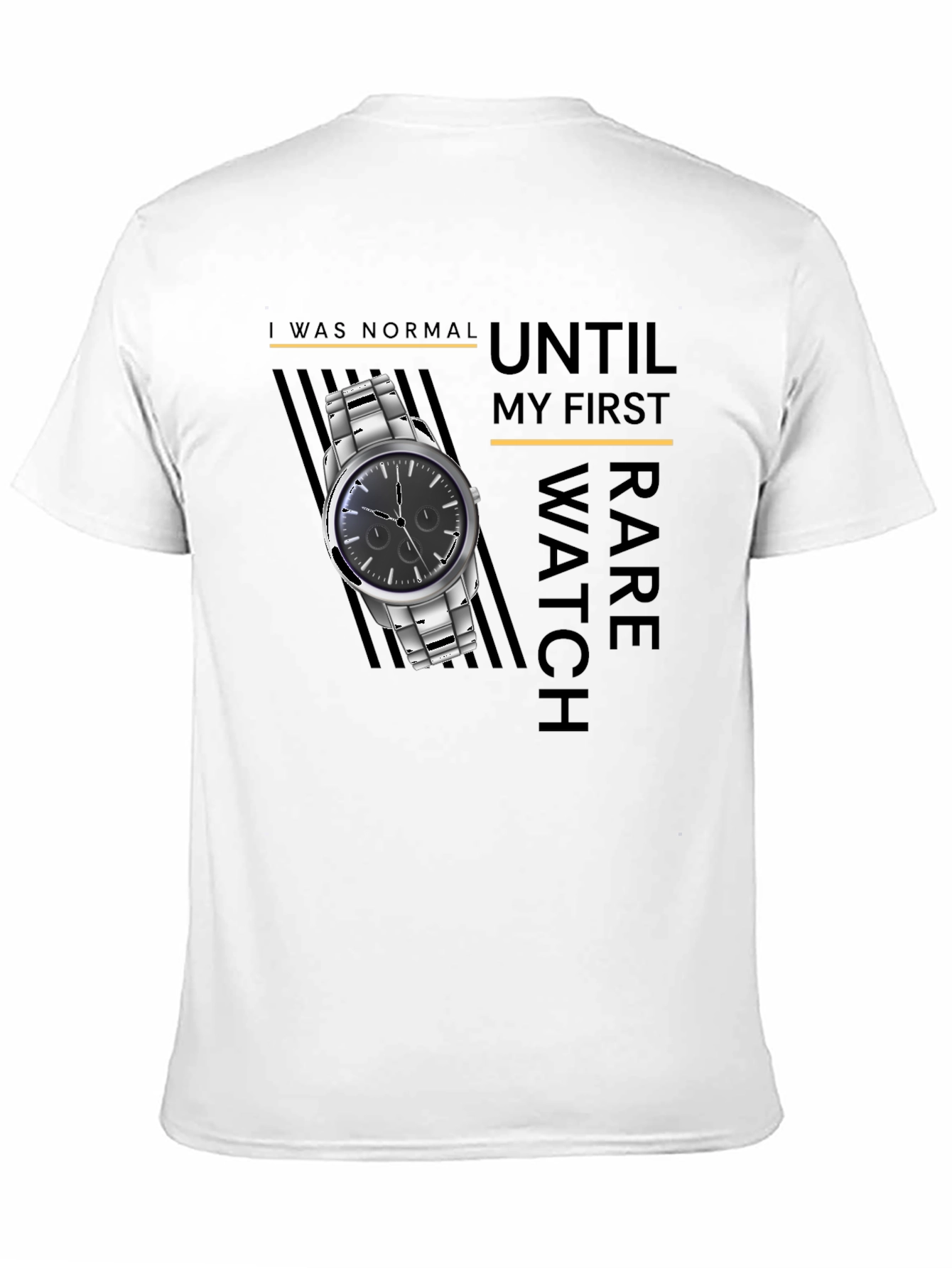 Rare Watch Collector T-Shirt - Novelty Graphic Tee