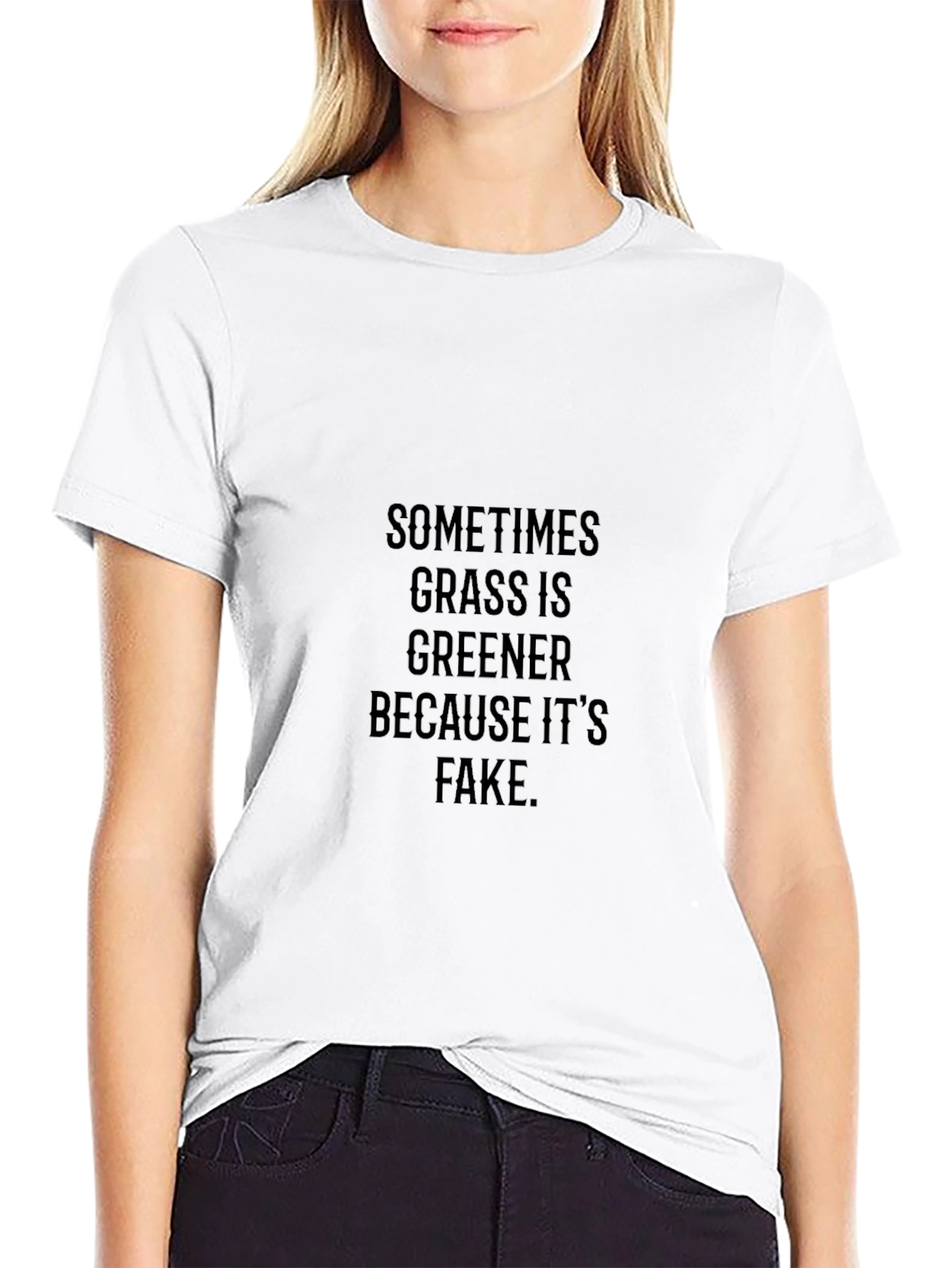Sometimes Grass is Greener T-Shirt - Soft Cotton Blend