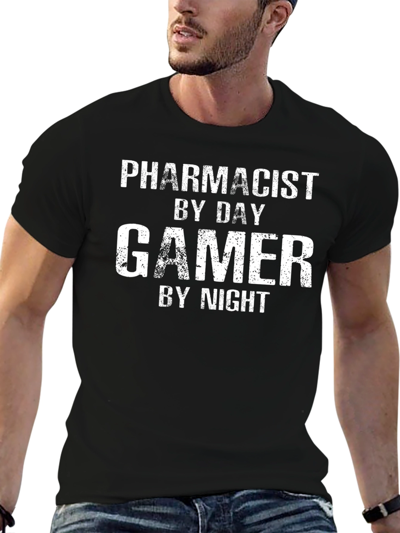 Pharmacist by Day Gamer by Night T-Shirt